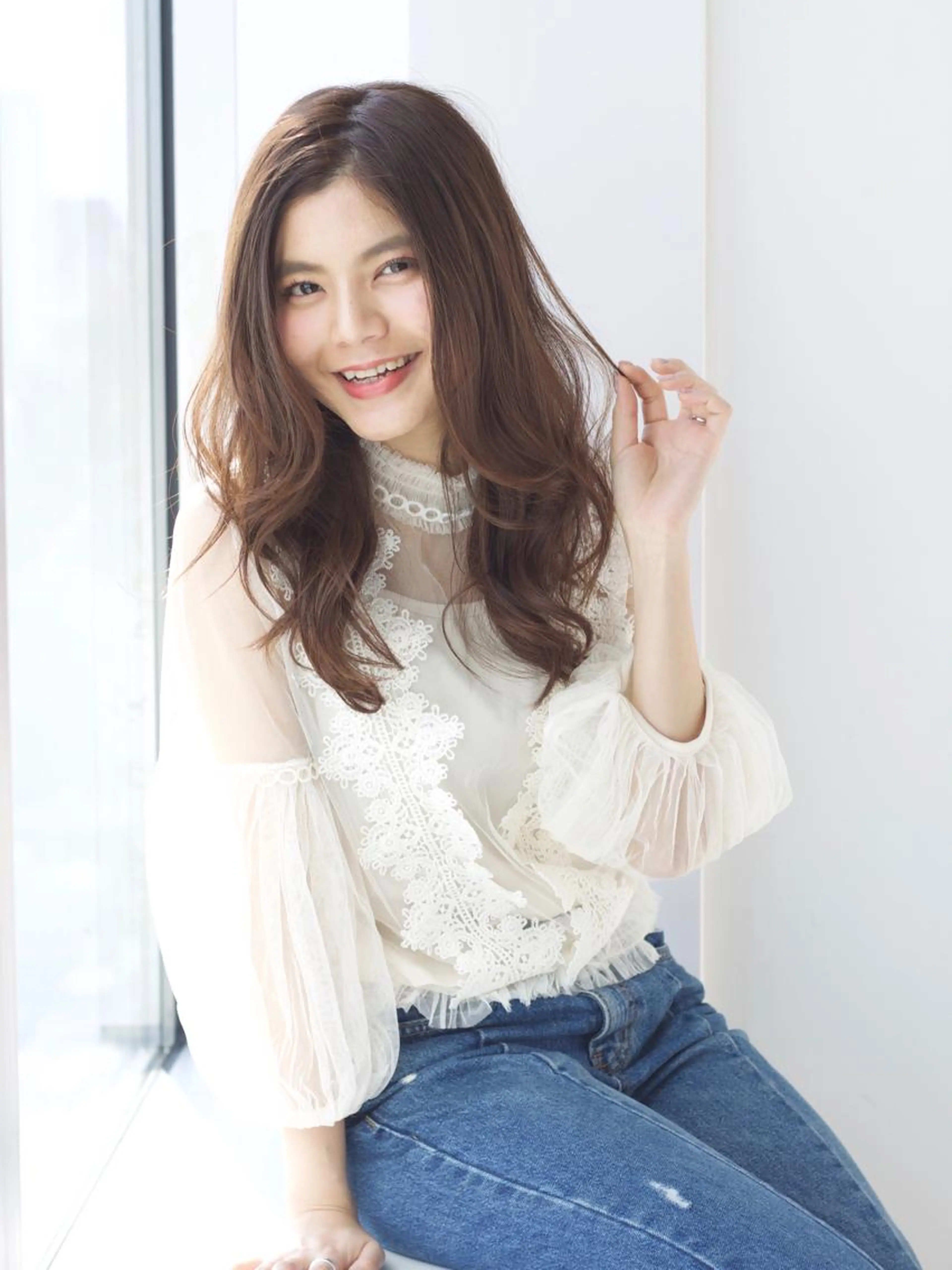 カット & デジタルパーマorエアウェーブ★ロング料金なしの写真