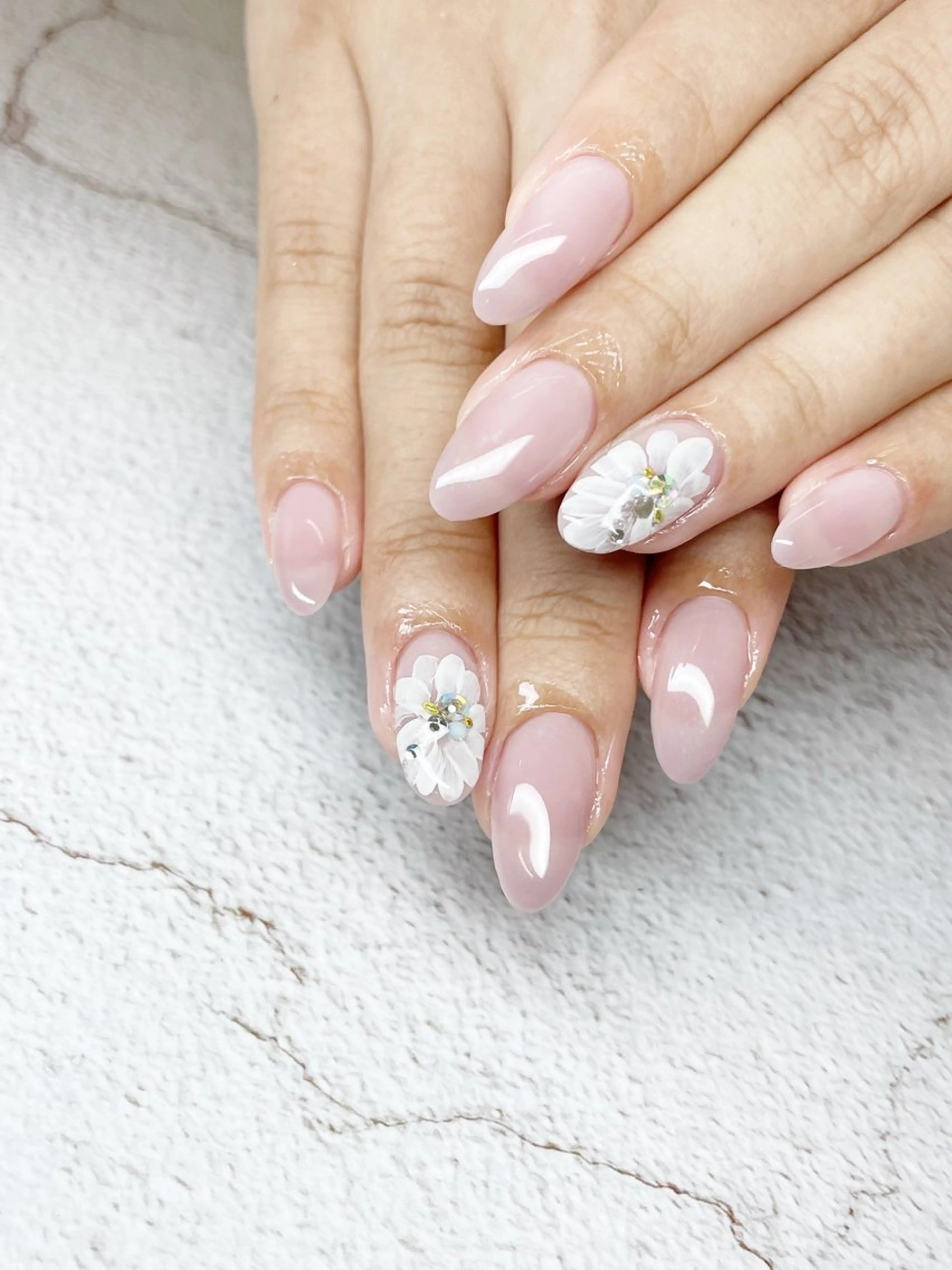 ネイル アートネイル フラッシュネイル フットネイル ジェルネイル グラデーション ハンドネイル エルモサ YURIKAのネイルデザイン