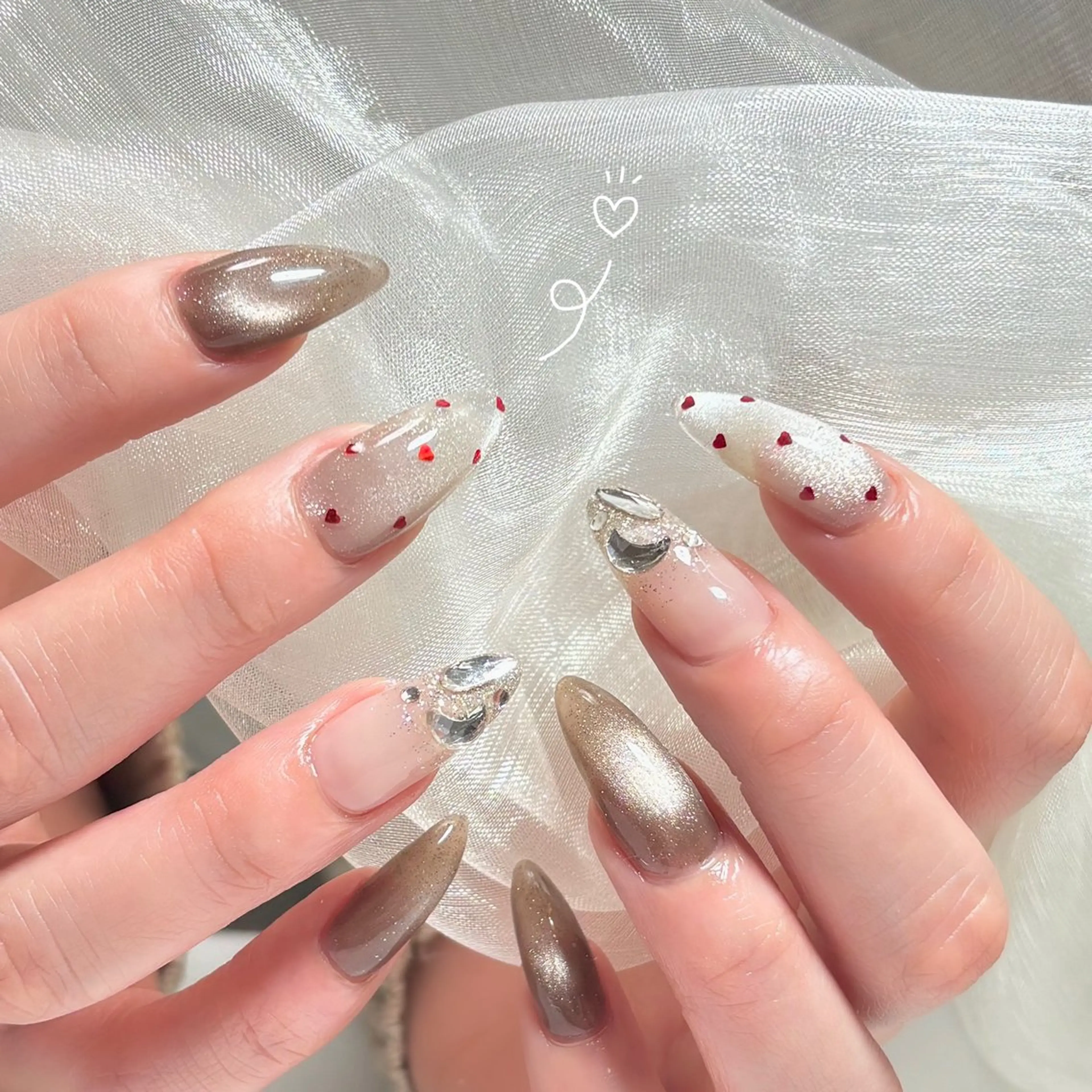 ネイル 持ち込み ハンドネイル Nailsalon BLOOM🌷 山崎のネイルデザイン