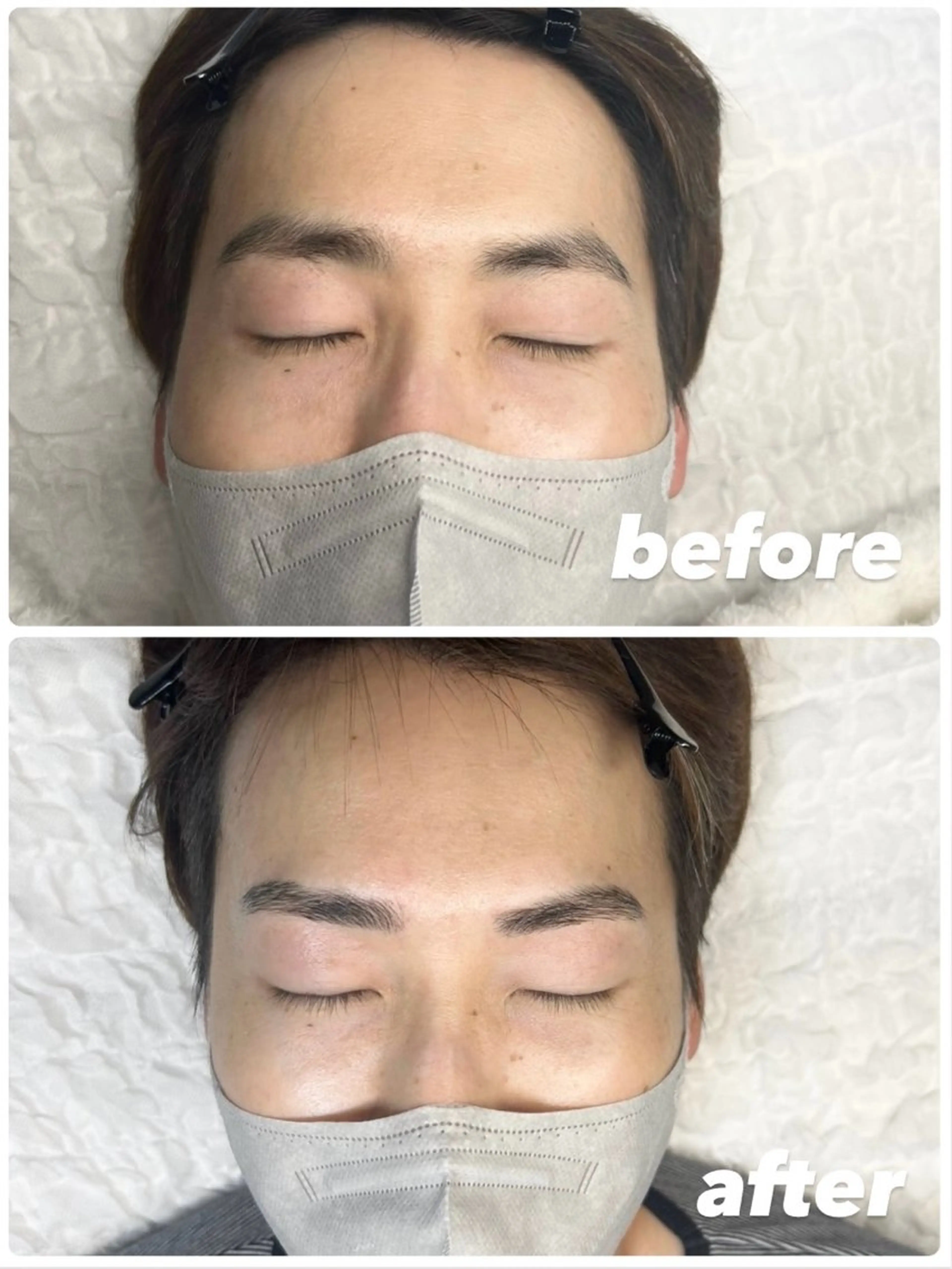 メンズ アイブロウ 学生(メンズ向け) ハリウッドブロウリフト メンズアイブロウ ワックス脱毛 眉カット その他(アイブロウ) private salon ponoの眉毛・アイブロウイメージ