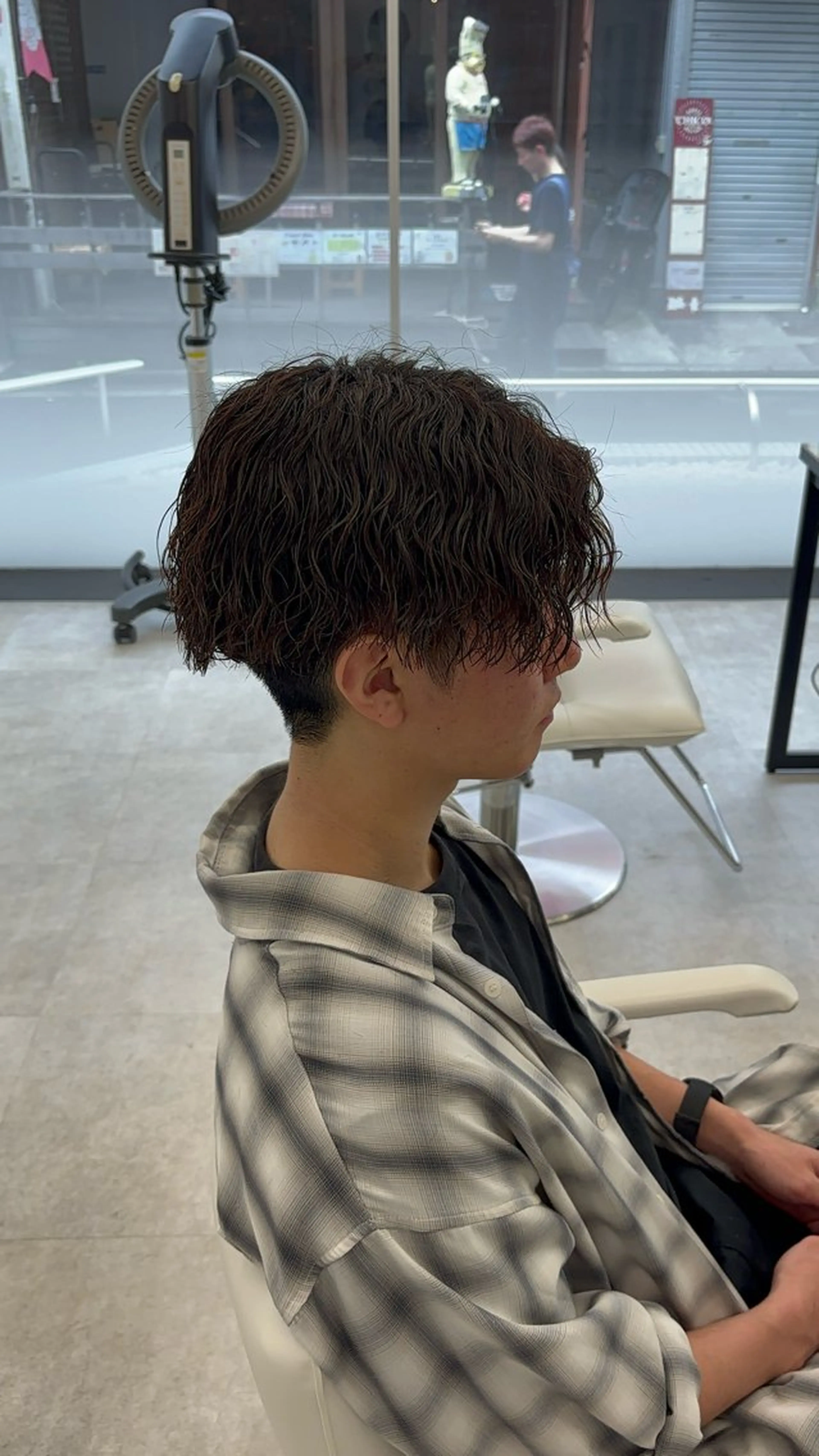 ショート パーマ メンズ 森龍馬 メンズ専門美容師のヘアスタイル