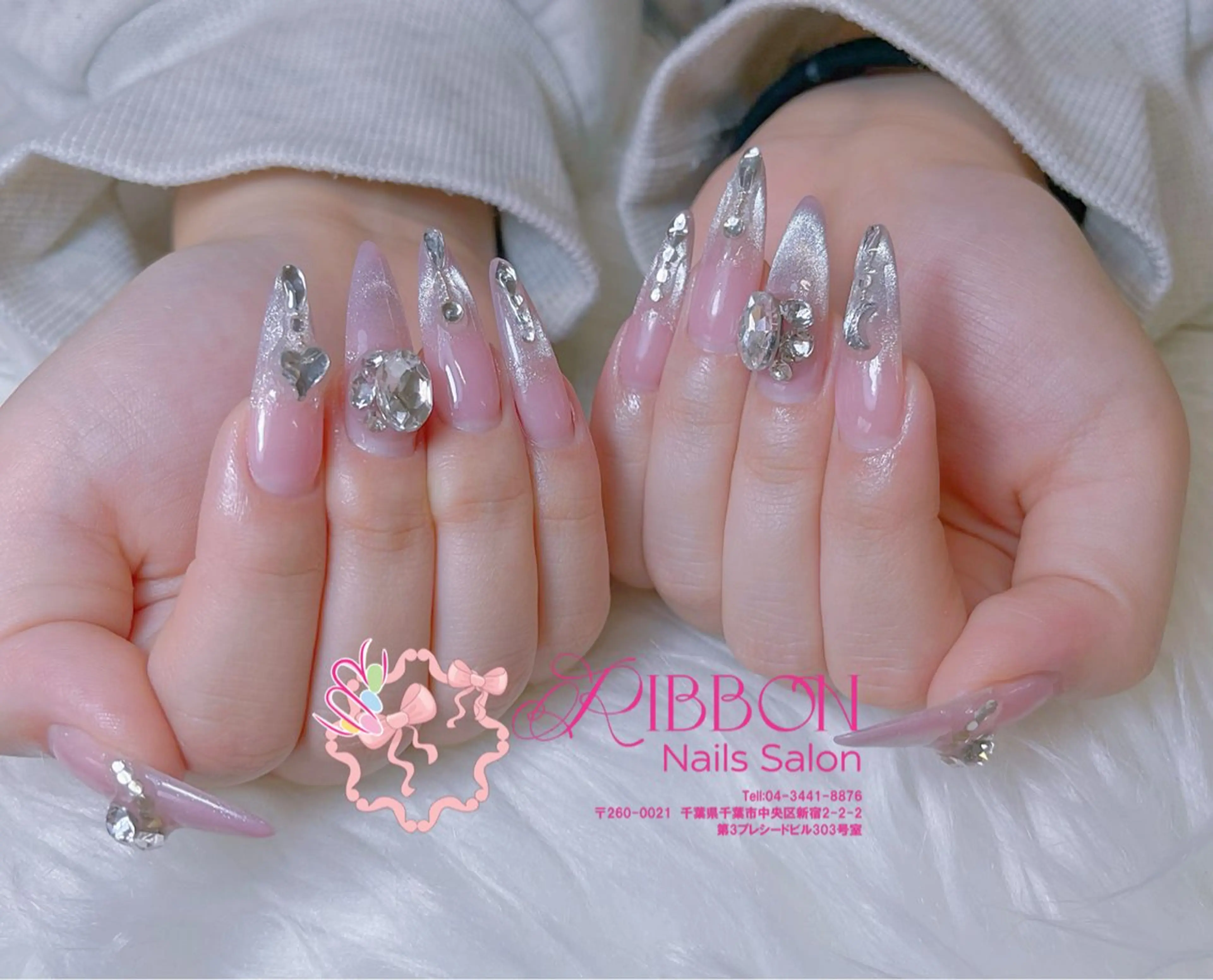 ネイル チークネイル フットネイル フレンチネイル グラデーション 韓国ネイル ハンドネイル Ribbonnail salonのネイルデザイン