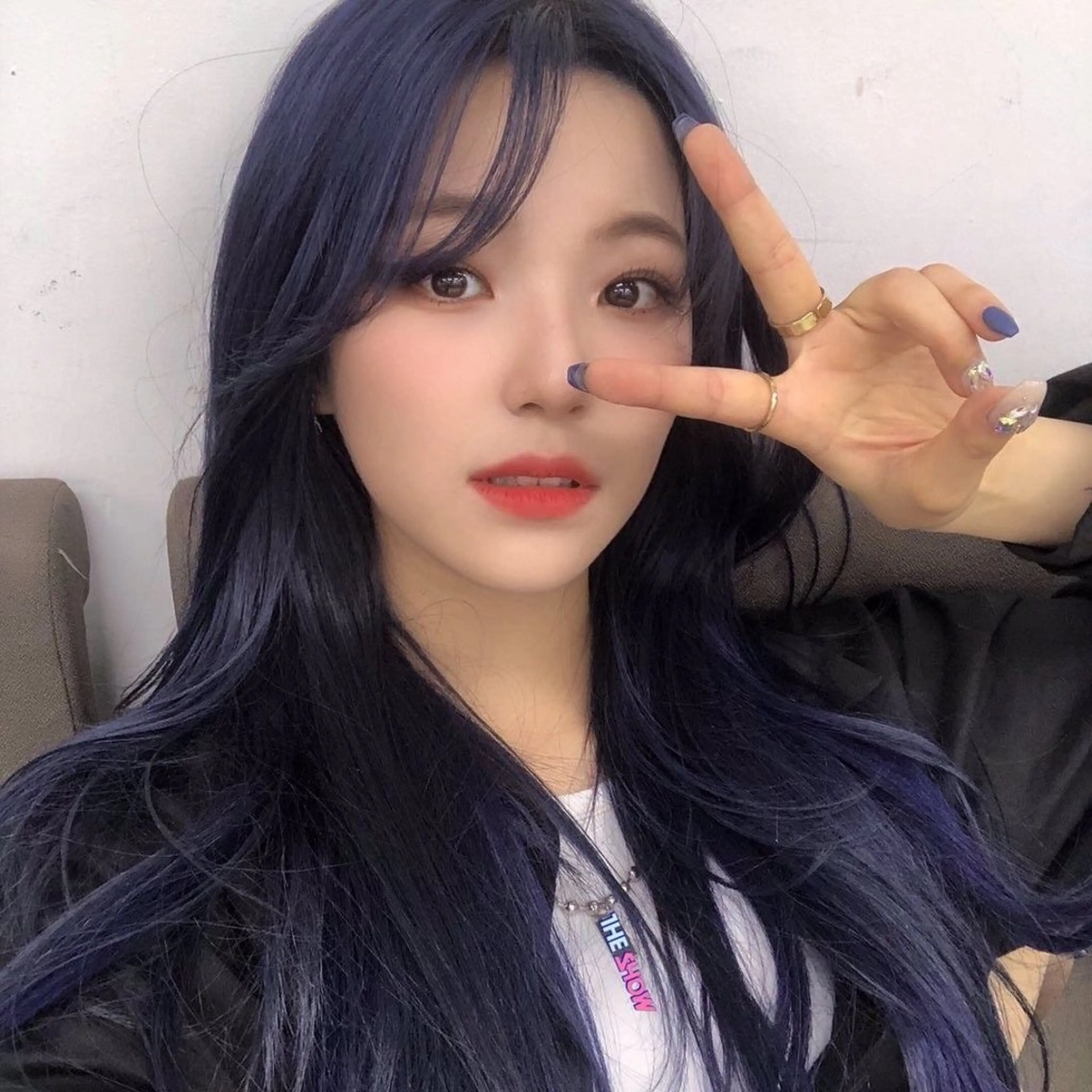 ロング カラー ブリーチ ヘアカラー トリートメント nonoka オリーブ/グレージュのヘアスタイル