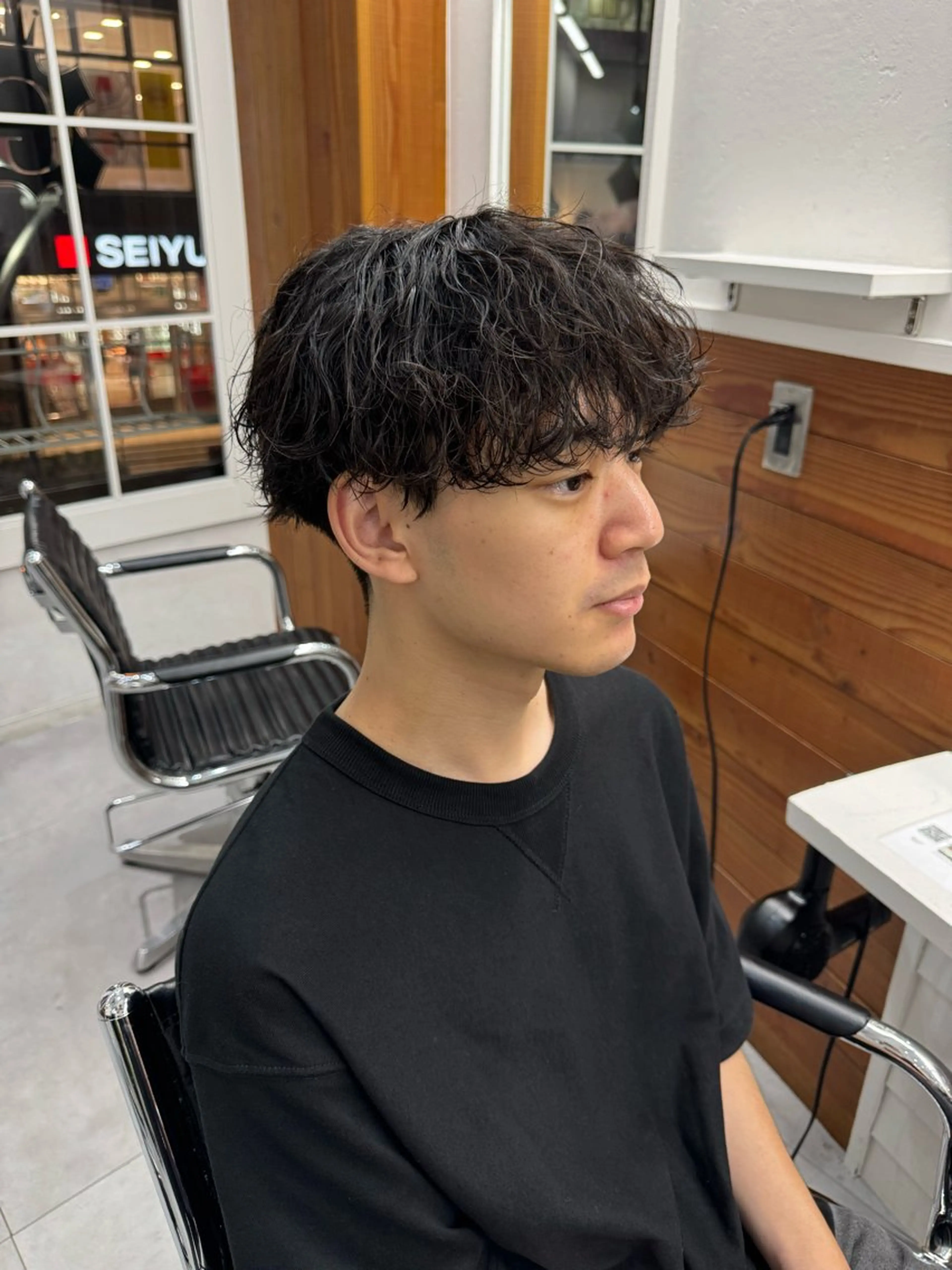 パーマ メンズ メンズパーマ 波巻きパーマ スパイラルパーマ カット パーマ シャドウパーマ/ 波巻パーマYu-Kiのヘアスタイル