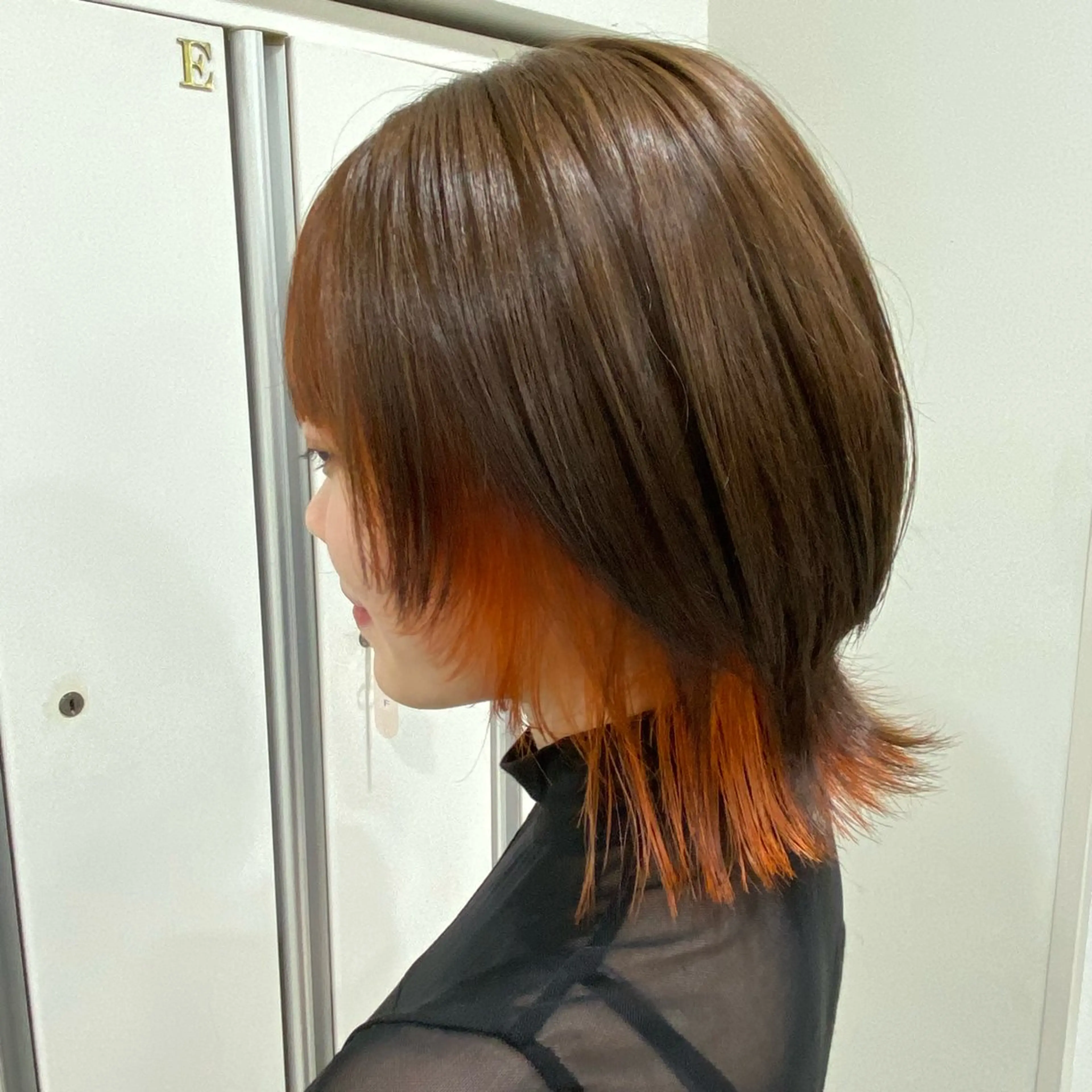 カラー オレンジ ヘアカラー 髪質改善カラー/店長 宮内秀峰のヘアスタイル