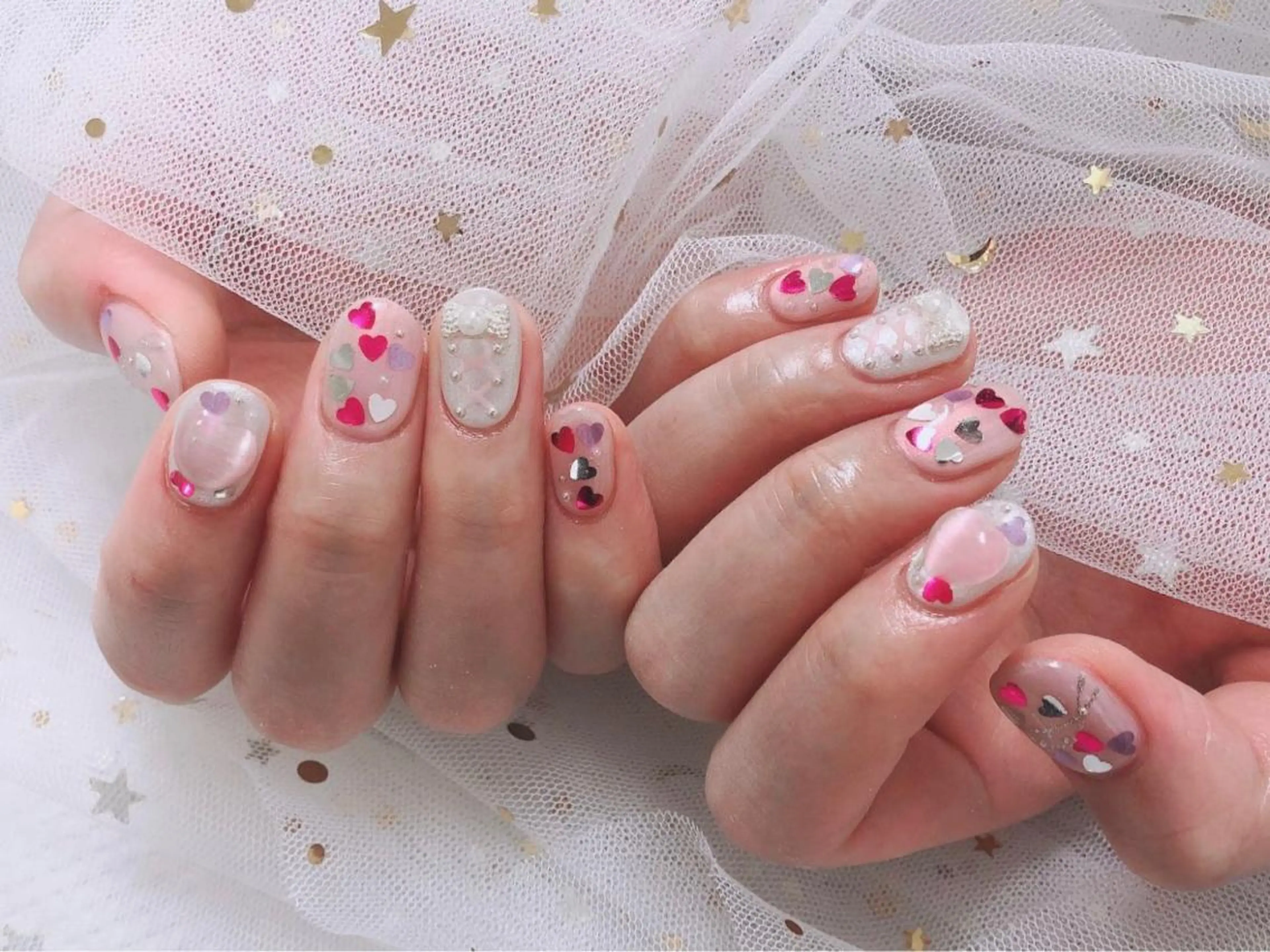 ネイル MiKi Nai池袋 長さだし得意のネイルデザイン