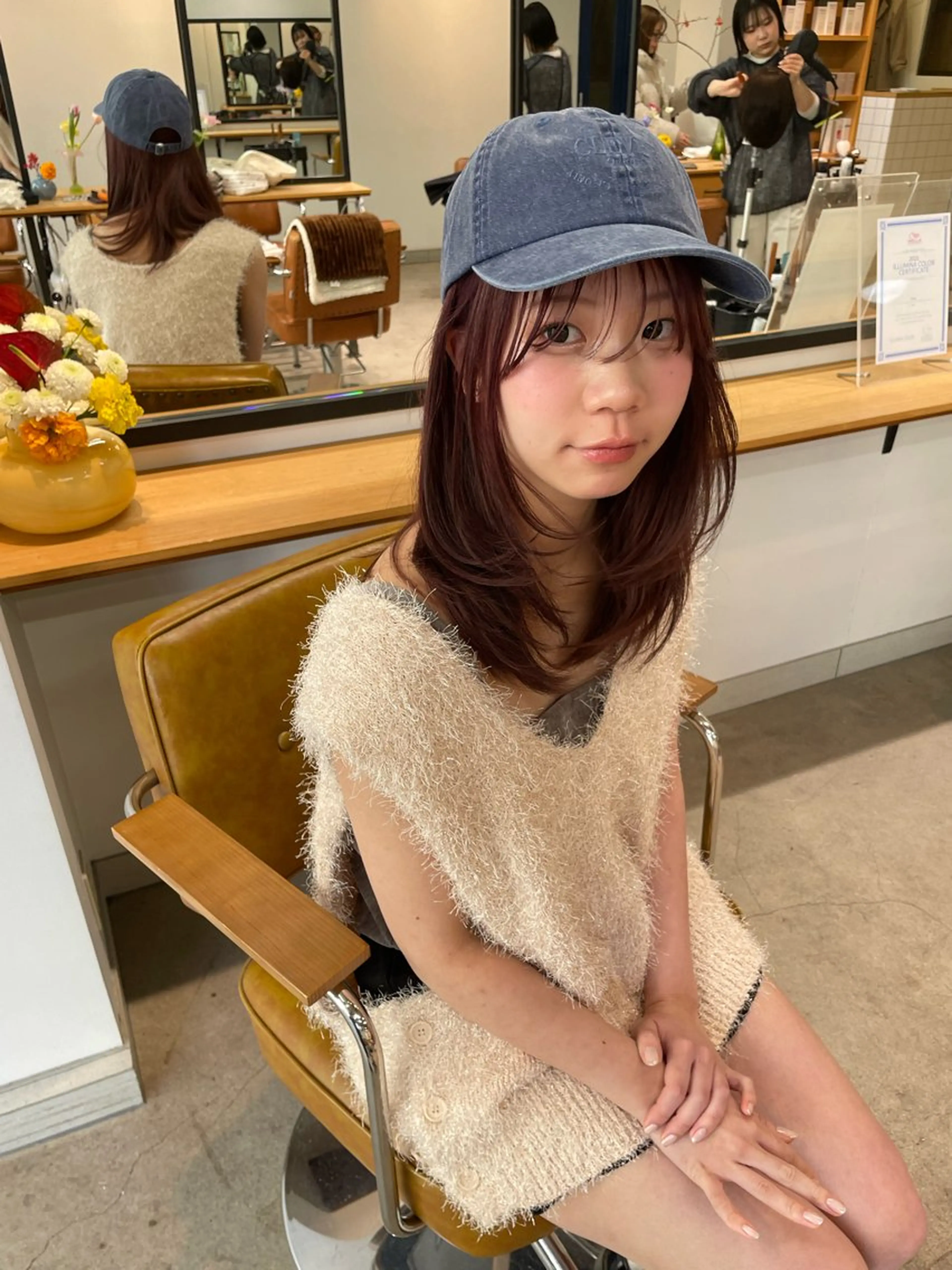 セミロング 松村 愛輝のヘアスタイル