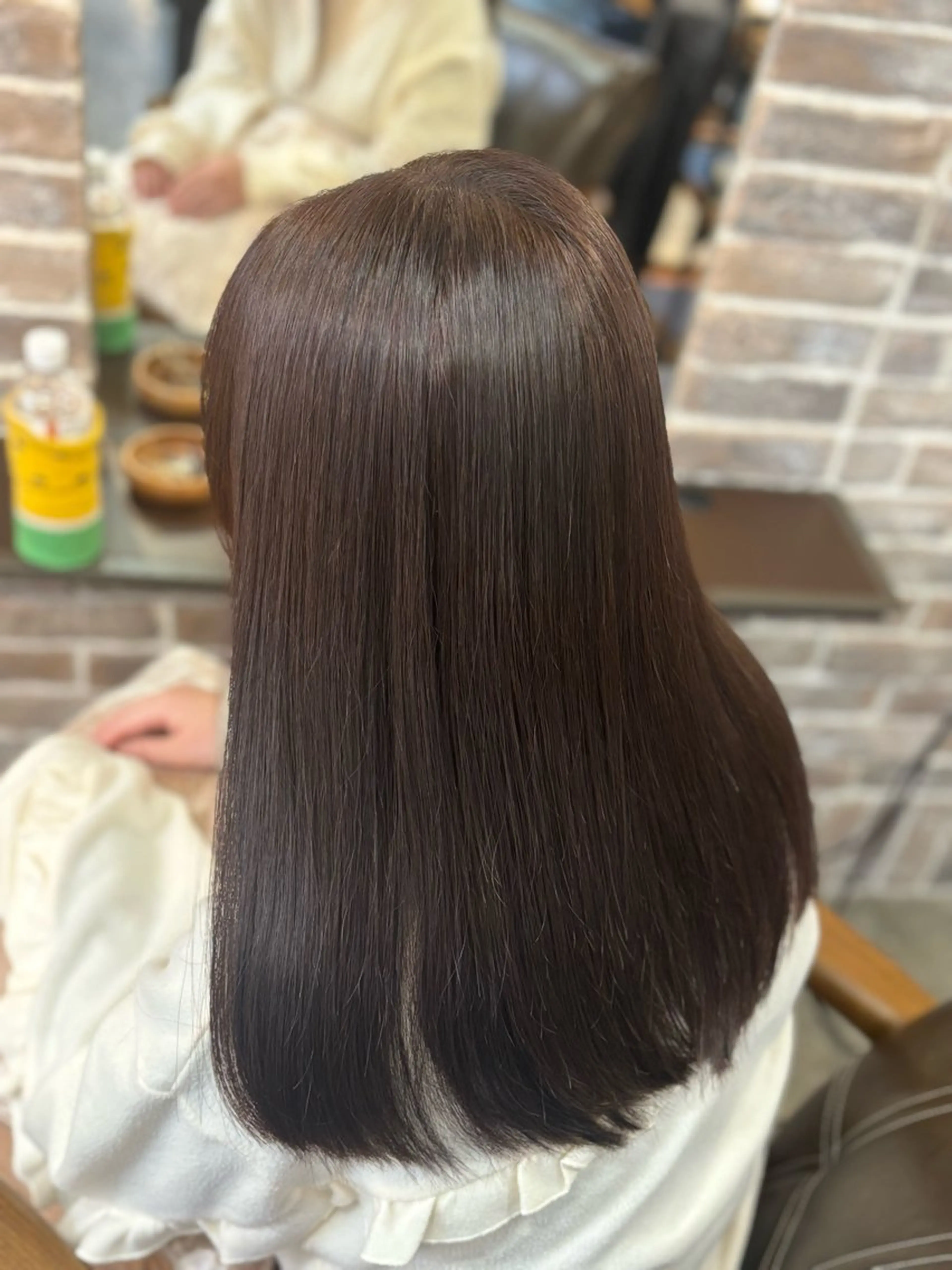 カラー ベージュカラー ショコラベージュ ヘアカラー トリートメント カラーモデル/ 川野秀真のヘアスタイル