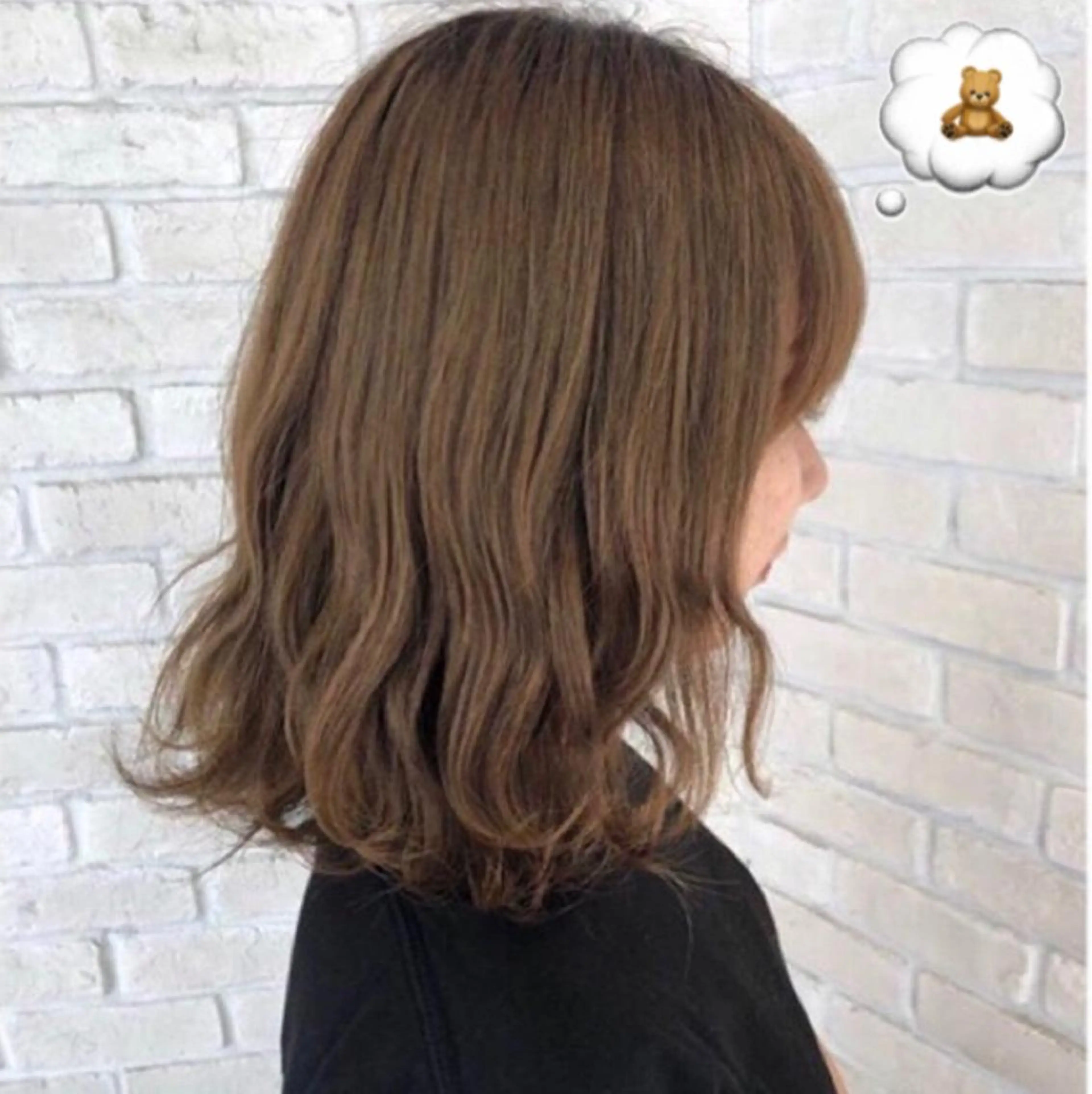 ミディアム カラー アッシュ ベージュカラー ヘアカラー 🌺ウルフカット職人 新垣渚🐺のヘアスタイル