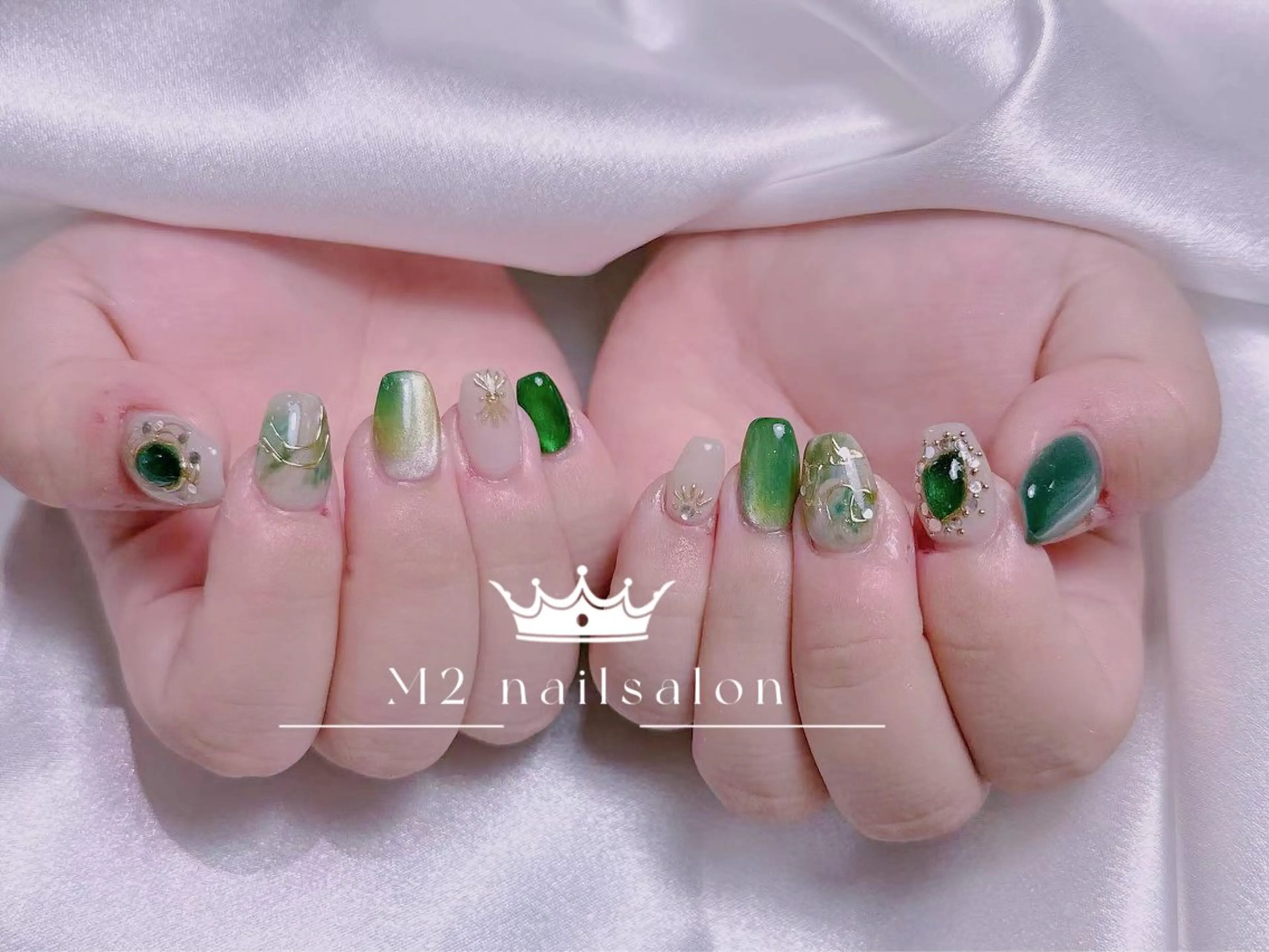 ネイル ハンドネイル 長さだし専門店 M2　rikaのネイルデザイン