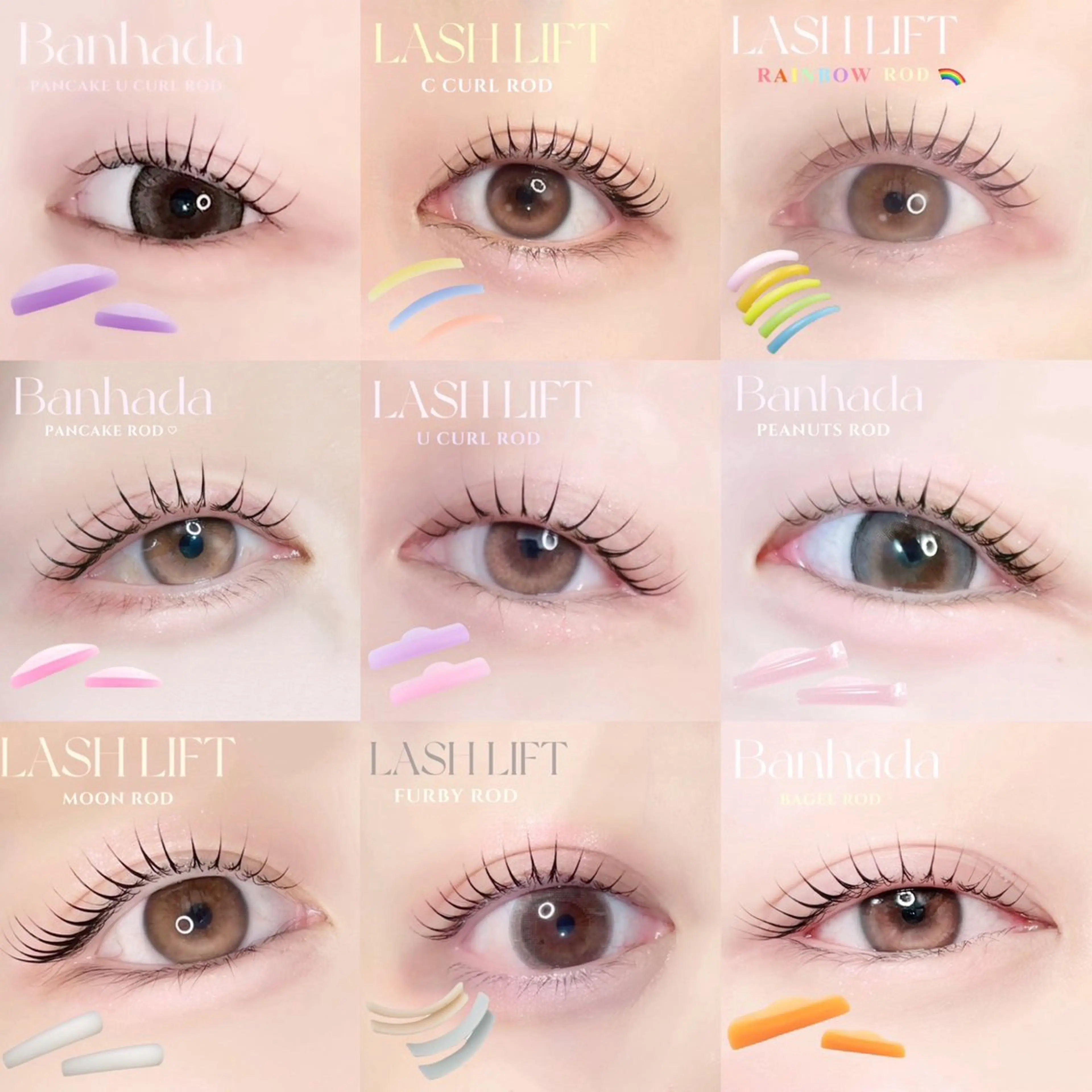 マツエク・マツパ eyemor. 志段味店のマツエク・マツパデザイン