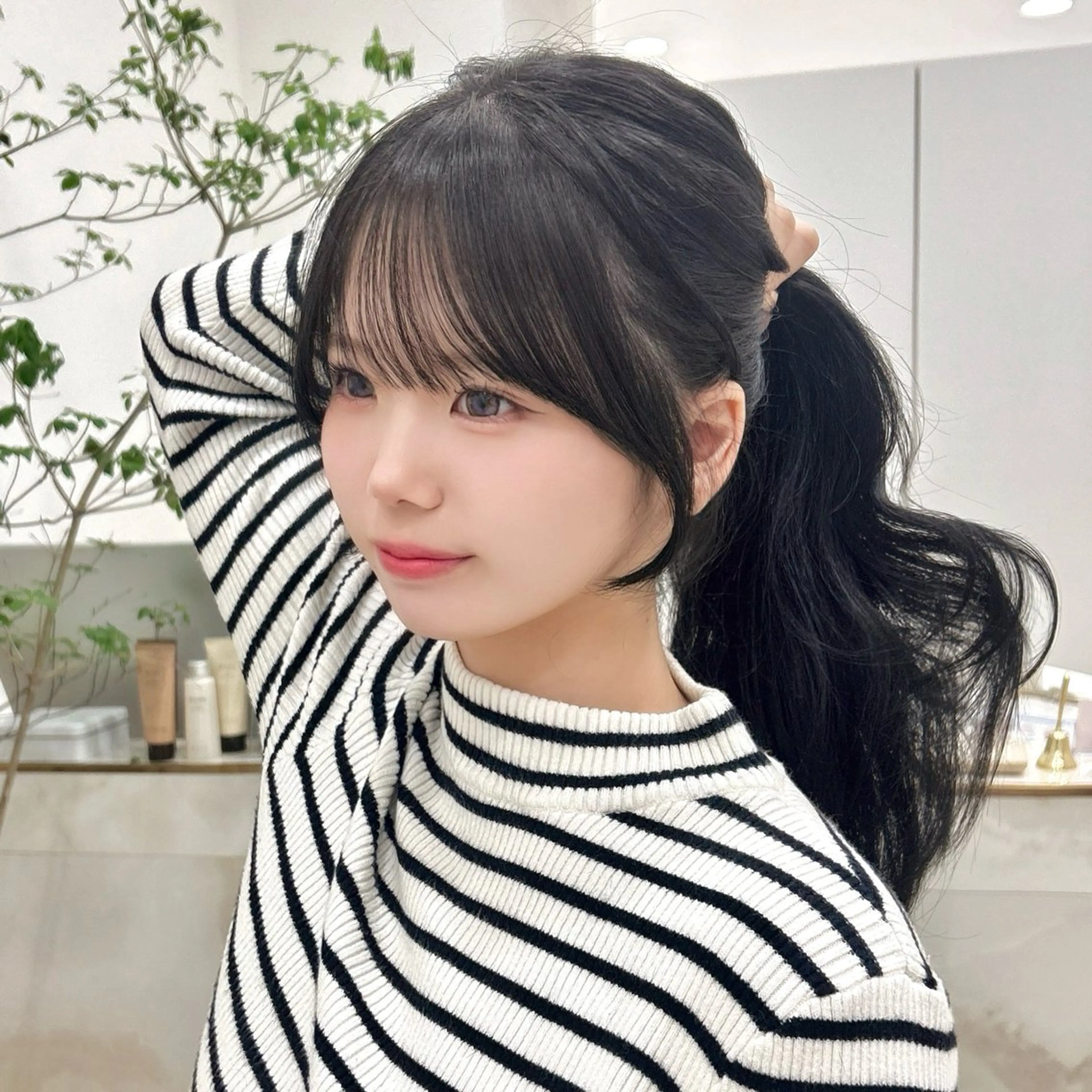 ロング 韓国顔まわり/前髪 /レイヤー/いつきのヘアスタイル