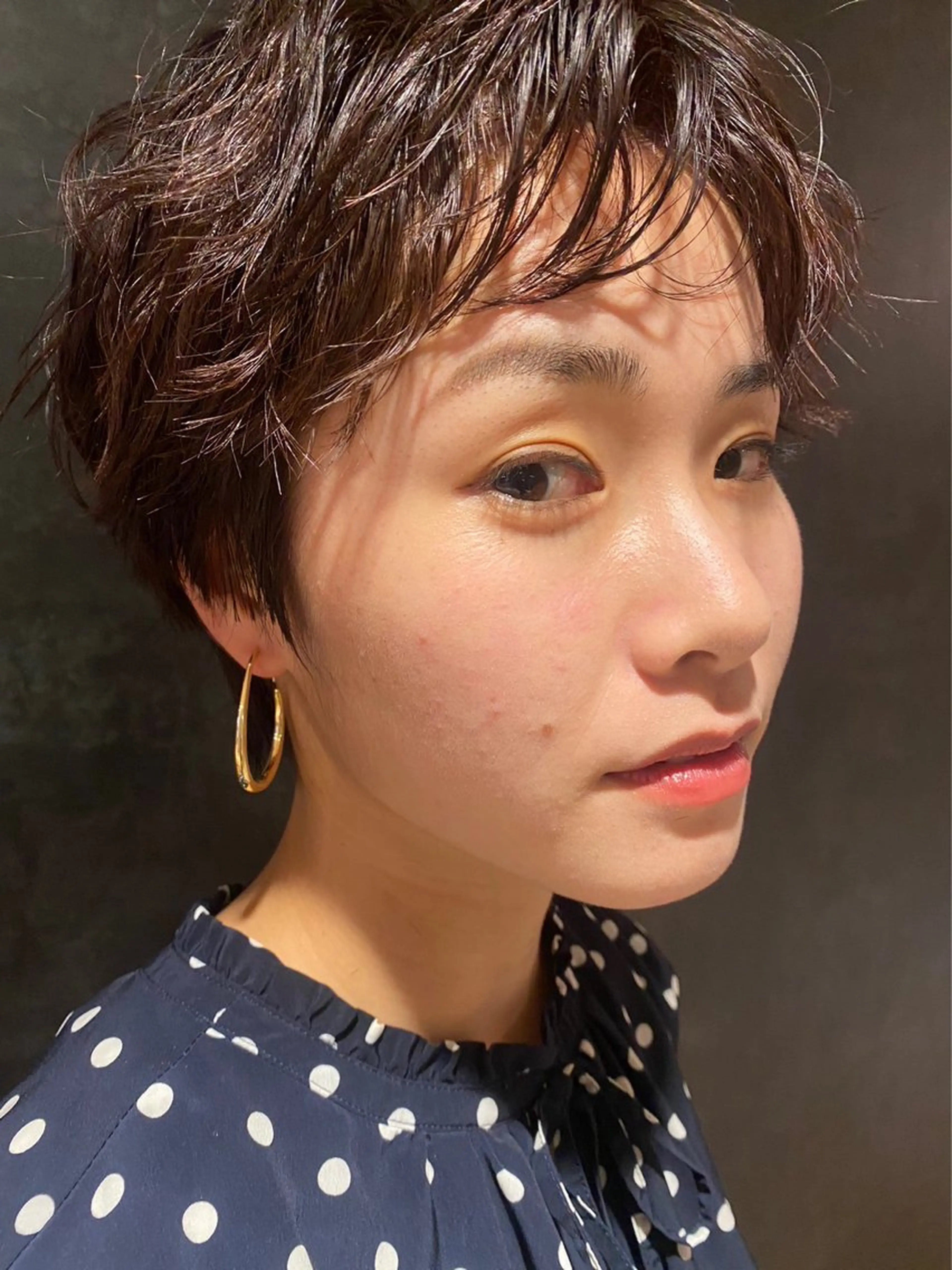 ショート パーマ アシカガ ヨウコのヘアスタイル