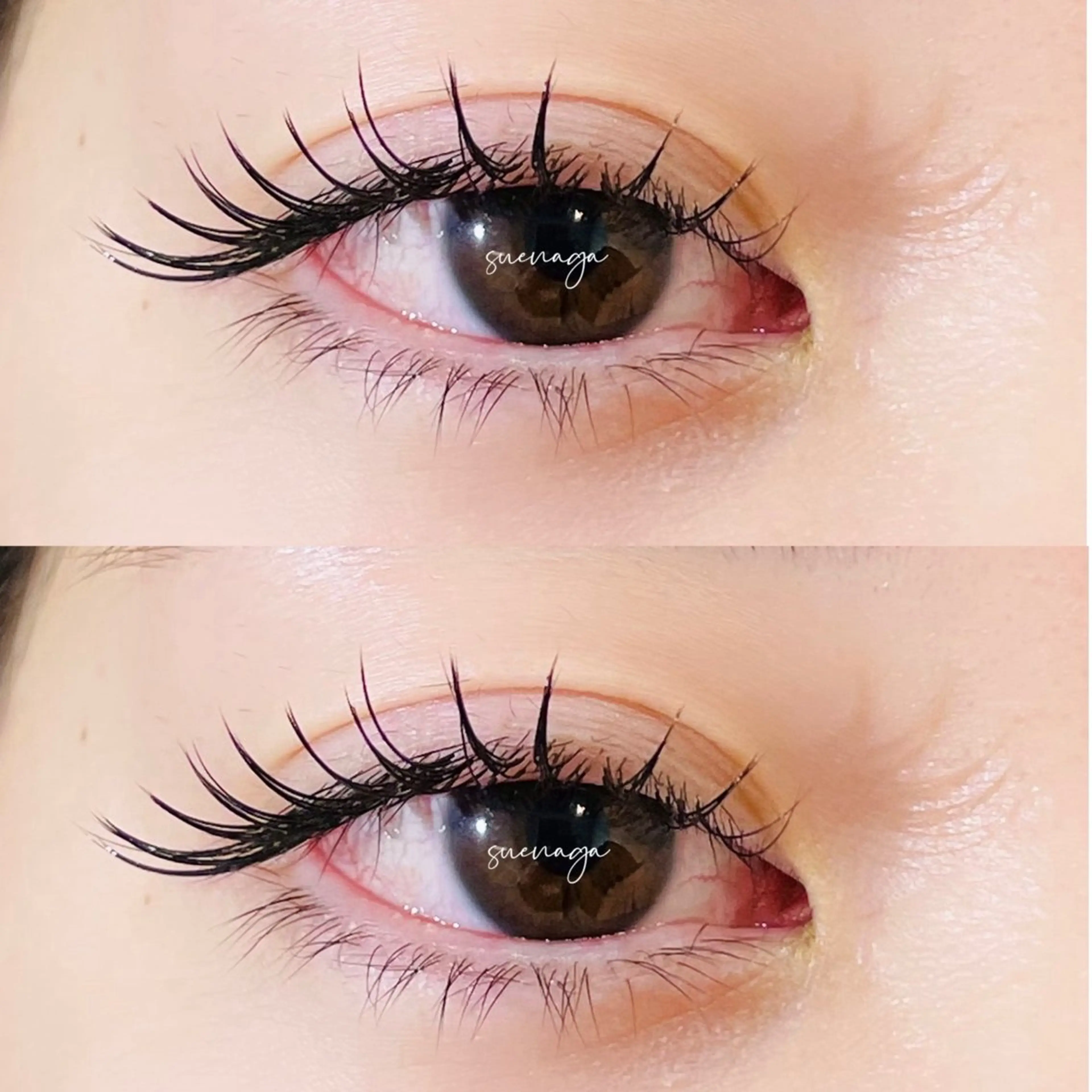 マツエク・マツパ 束感まつ毛 ミンク Kahala⛱️ Suenagaのマツエク・マツパデザイン