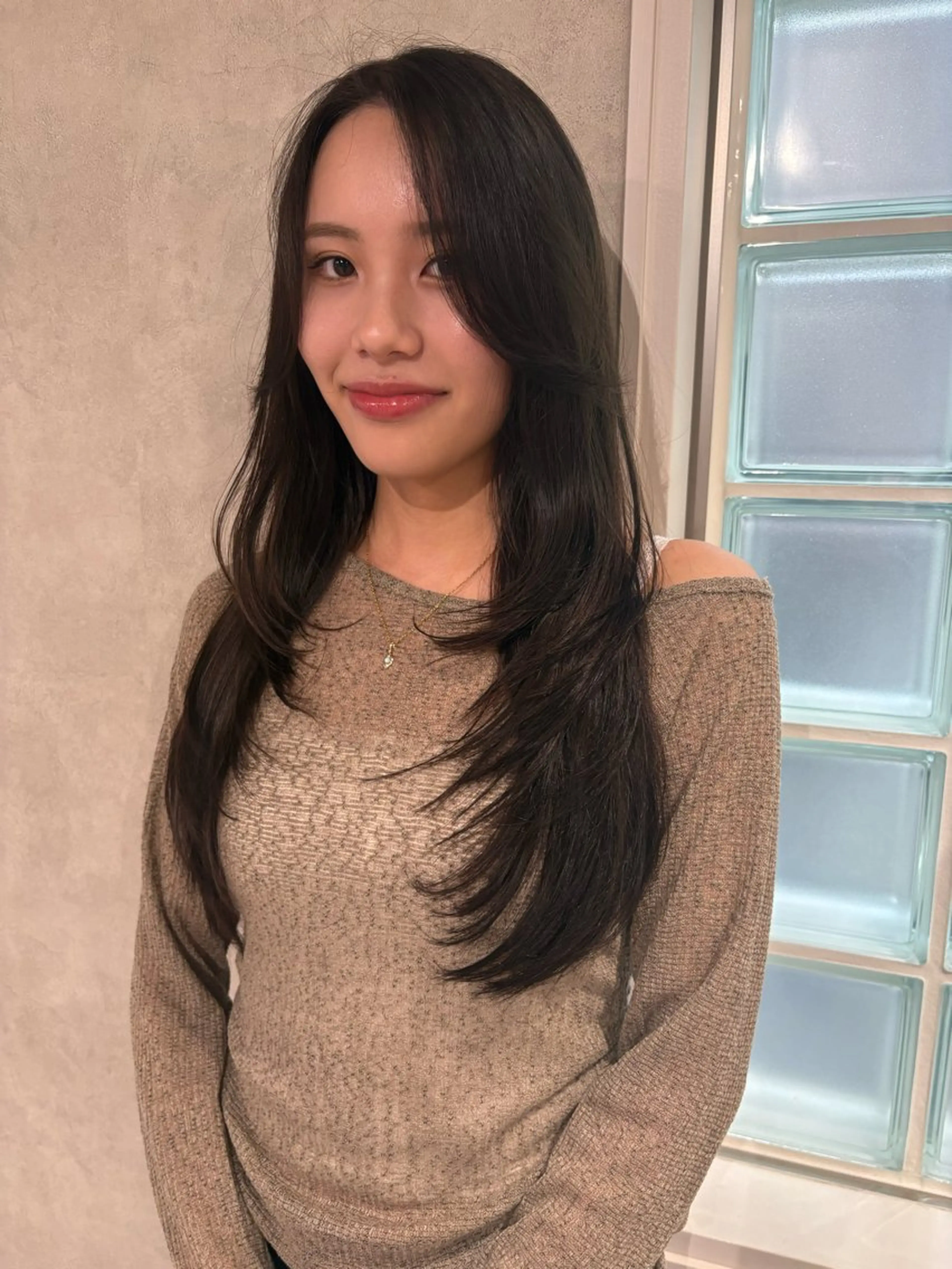 カラー カット ヘアカラー 透明感カラー/海外風 レイヤー/mao🗽のヘアスタイル