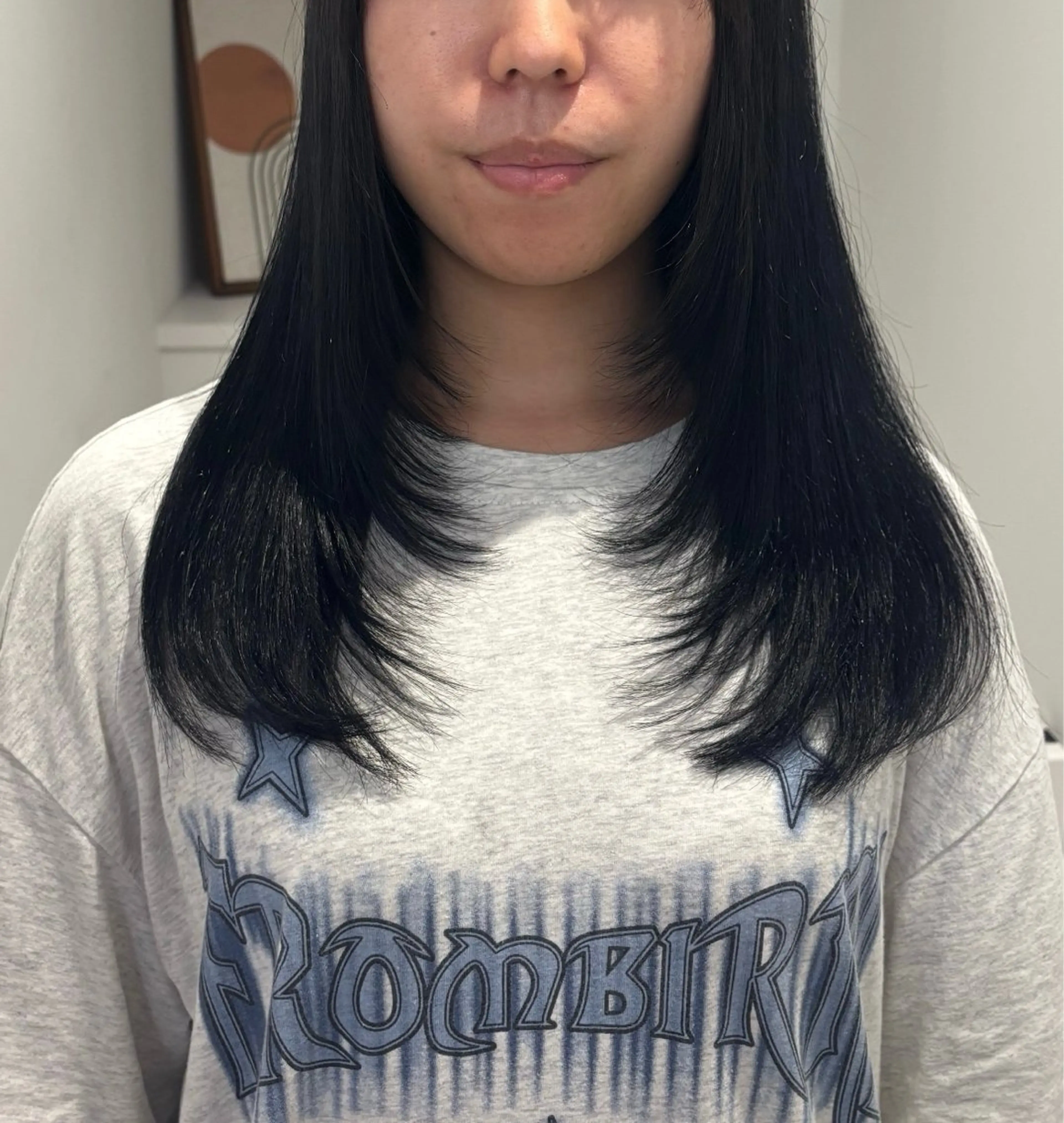 ロング リン🔔ボブ cut ベージュカラー🤎のヘアスタイル