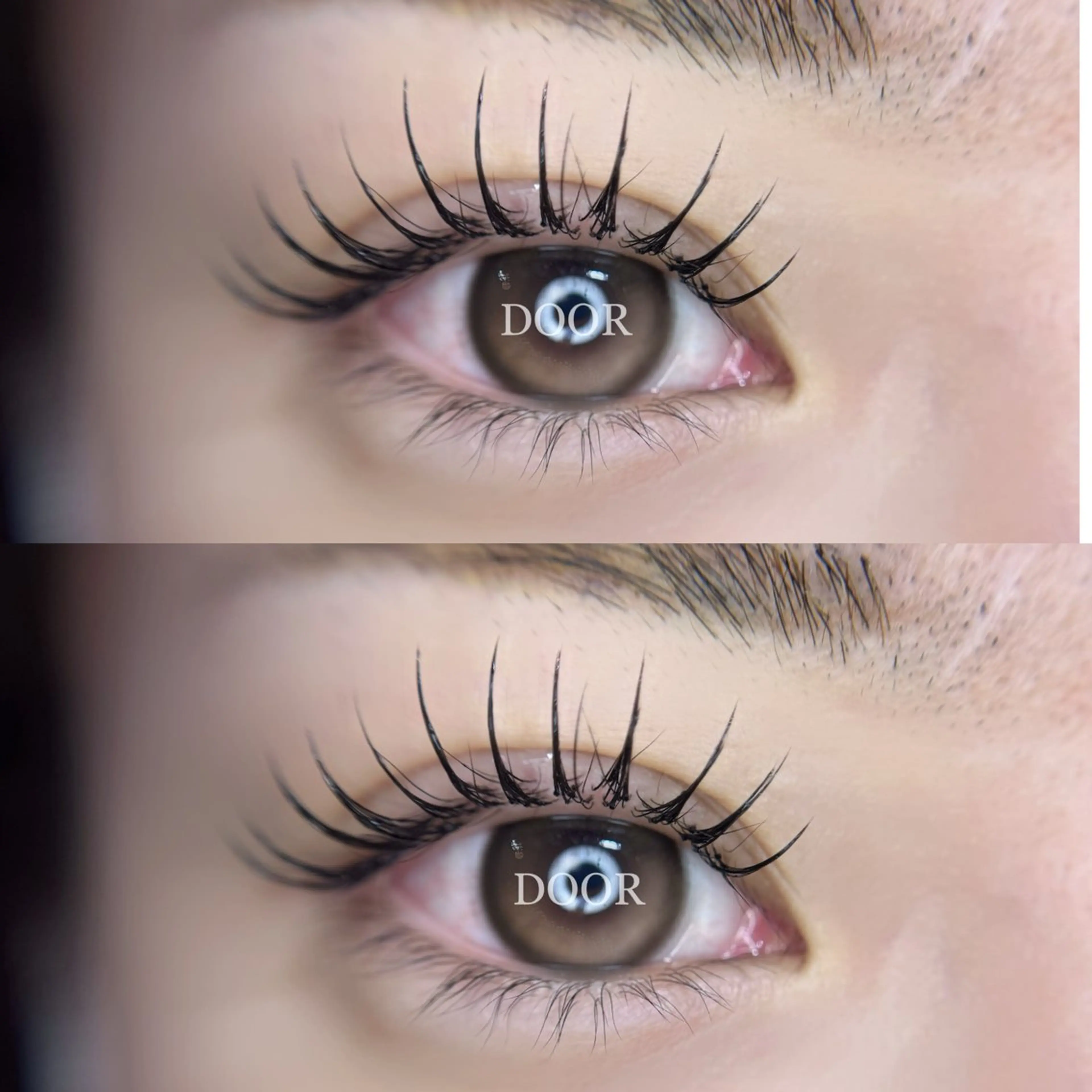 【ミニモ学割🌸】LEDグルー使用💛フラットラッシュ120本(+500円で140本変更)束感仕上げ可の写真