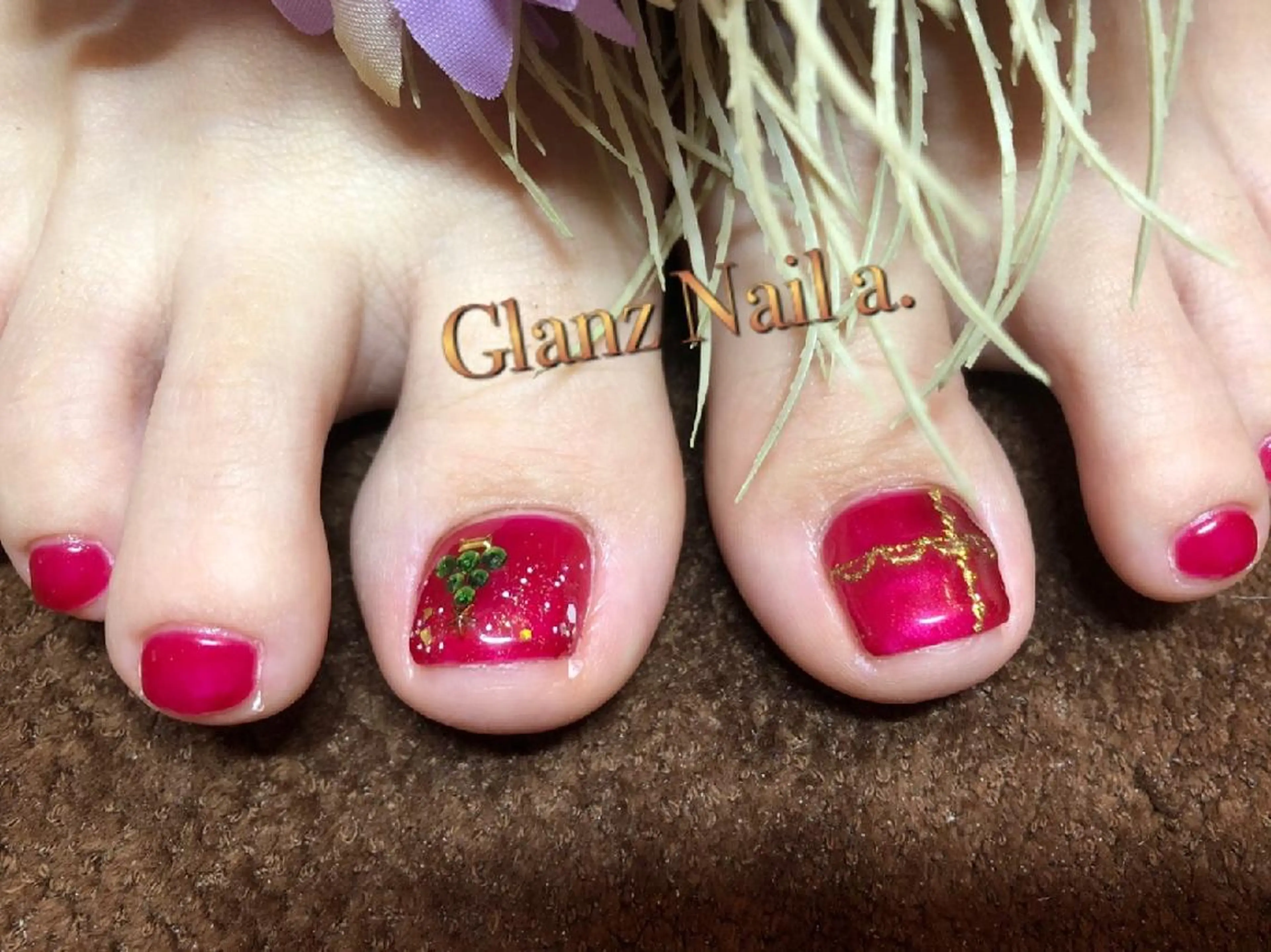 ネイル フットネイル Glanz  Nail aのネイルデザイン