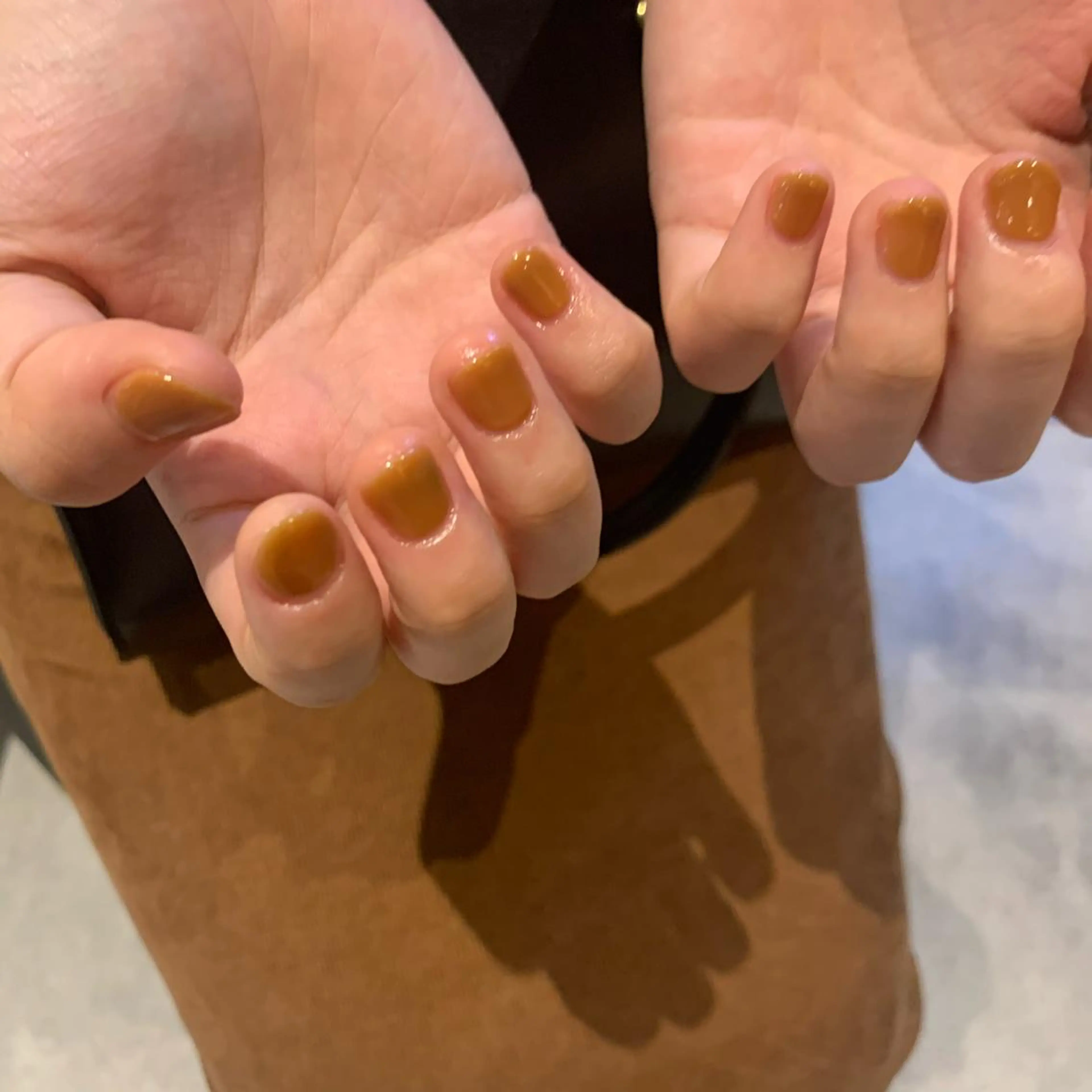 ネイル ワンカラーネイル 《ニュアンスネイル》 risaのネイルデザイン