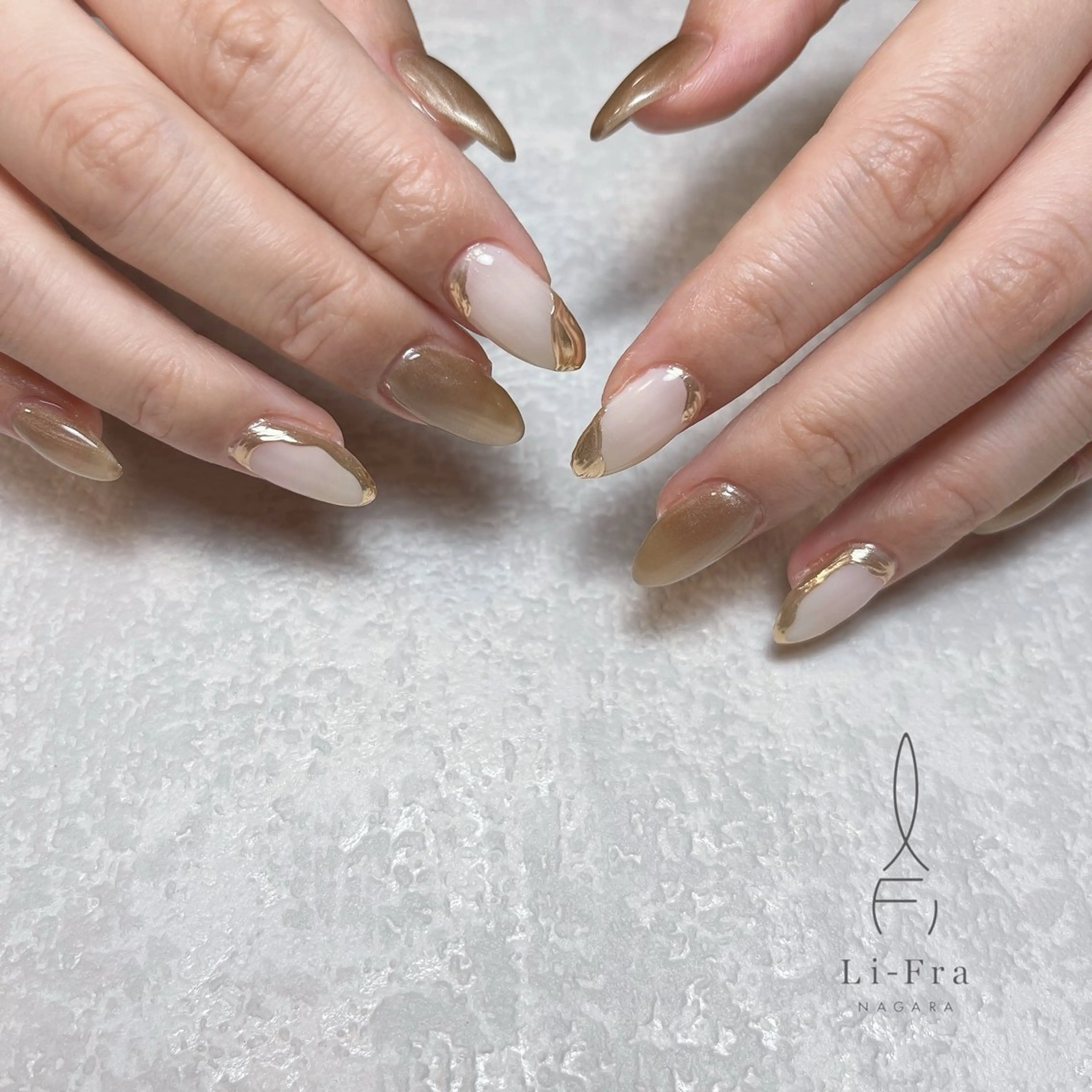 ネイル マグネットネイル Li-Fra 神野さやのネイルデザイン