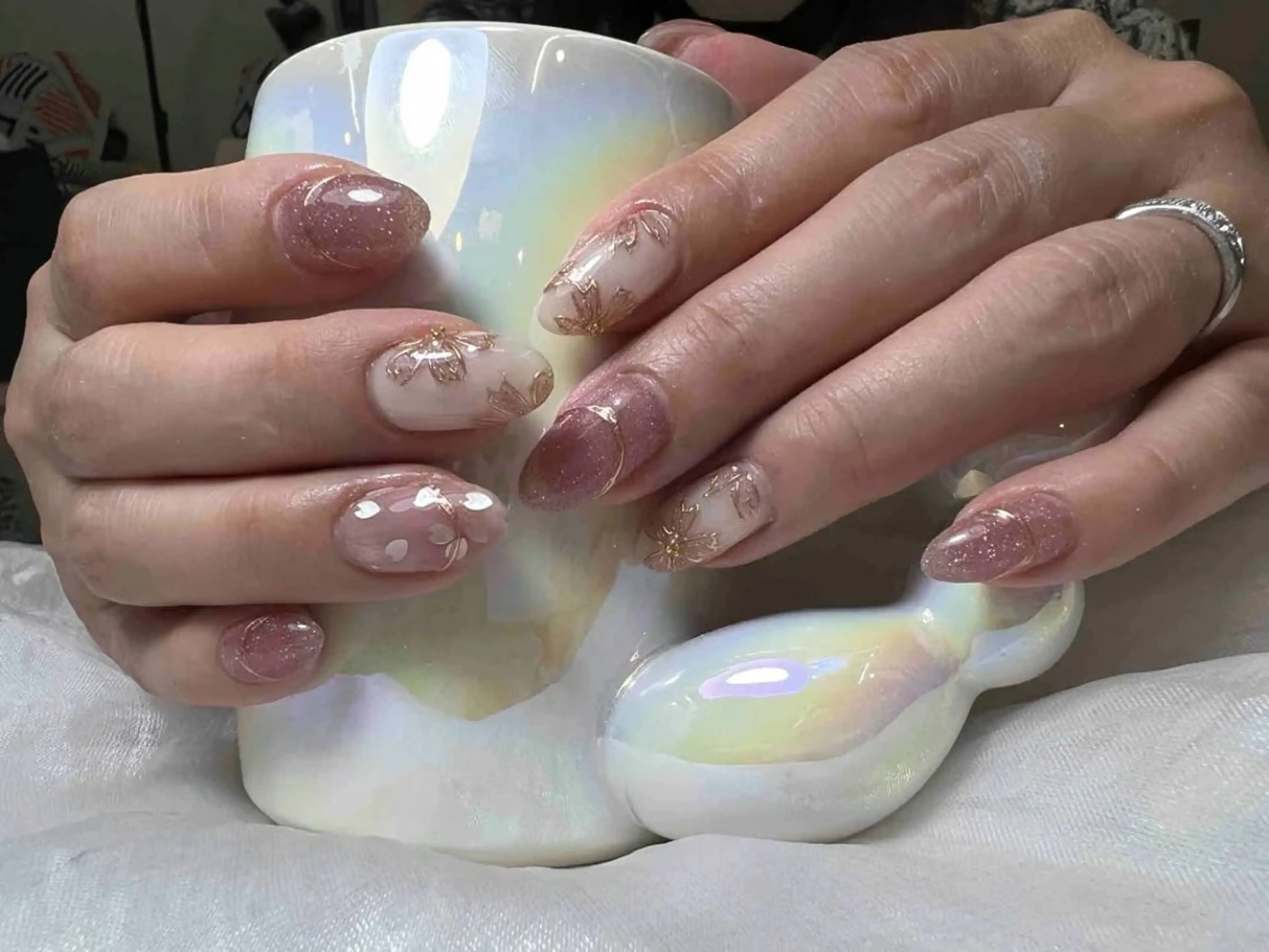 ネイル ハンドネイル 🎀YULI_ Nail 🎀新宿店のネイルデザイン