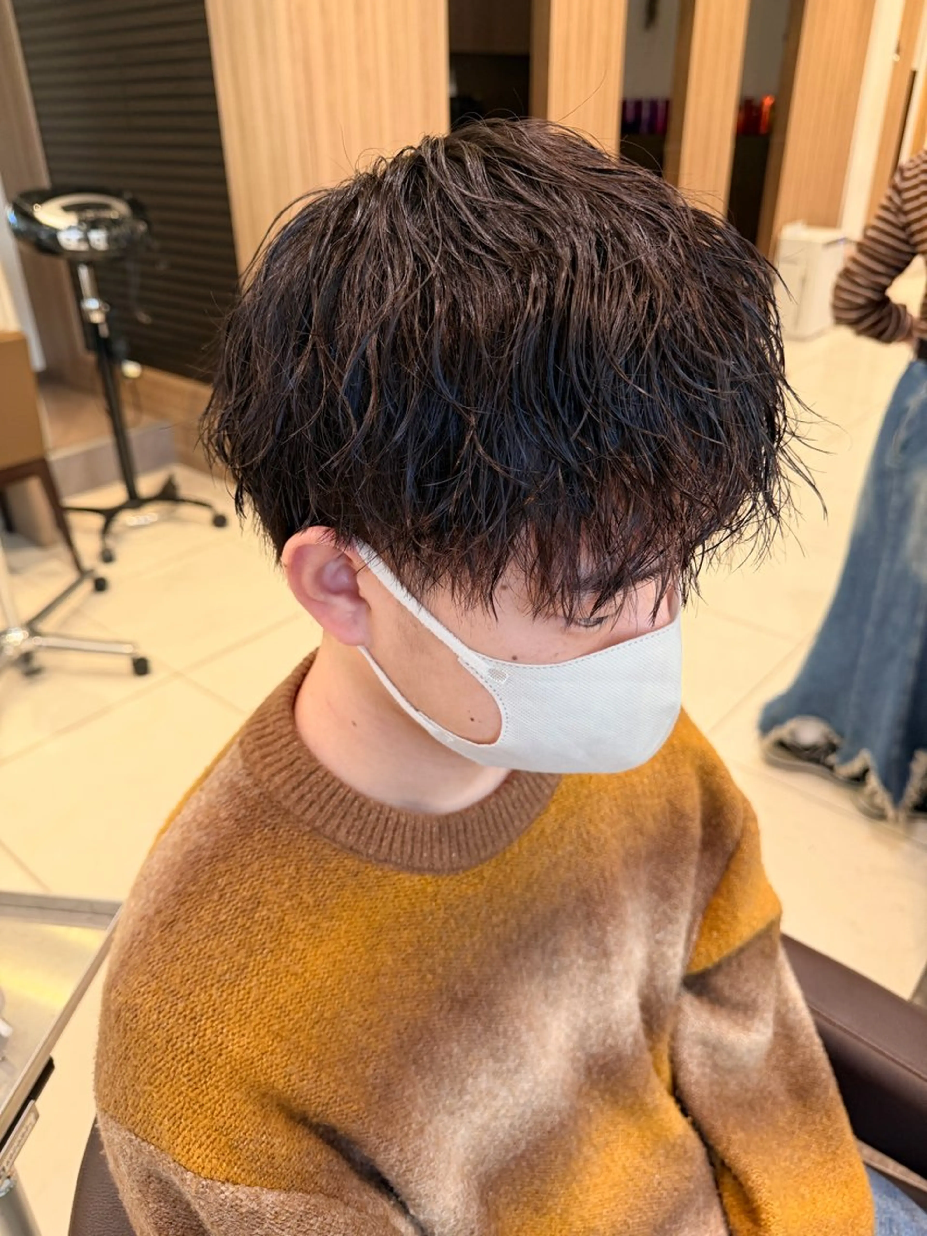 パーマ メンズ カット パーマ 波巻き･カルマ パーマ特化/aoiのヘアスタイル