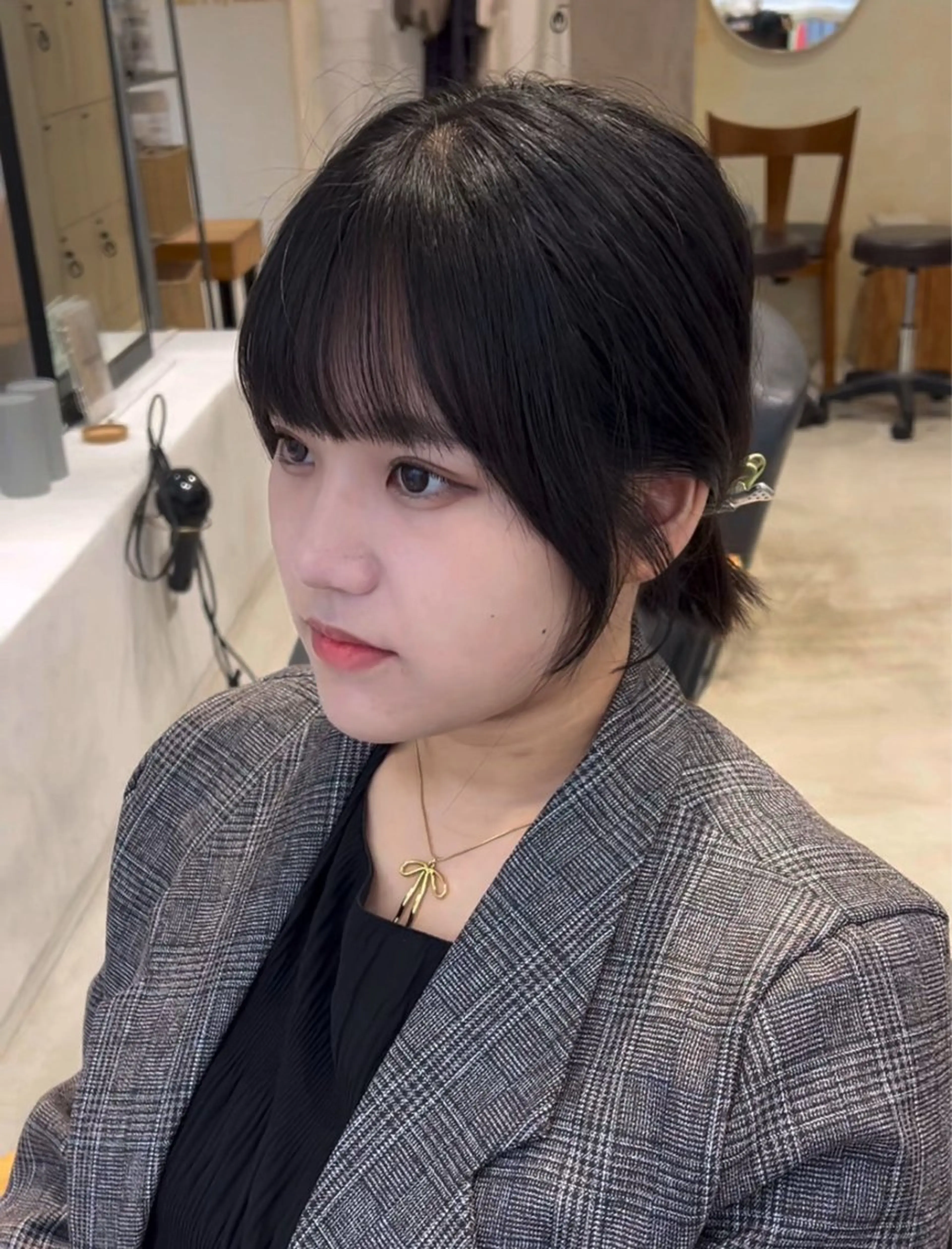 ロング カット トリートメント 顔周りレイヤー 🎀マリノのヘアスタイル