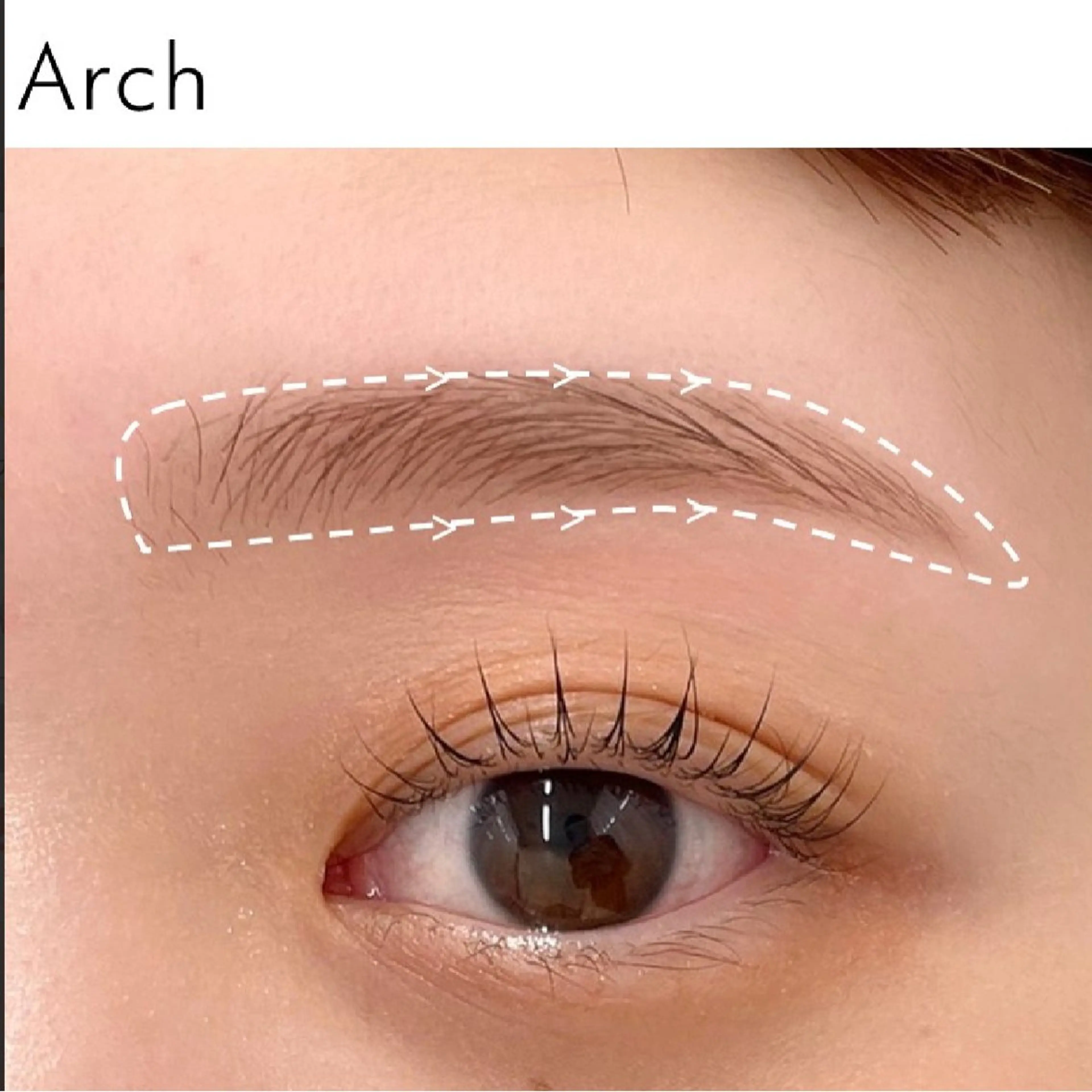 アイブロウ モテ眉No.1🎀 reiruの眉毛・アイブロウイメージ