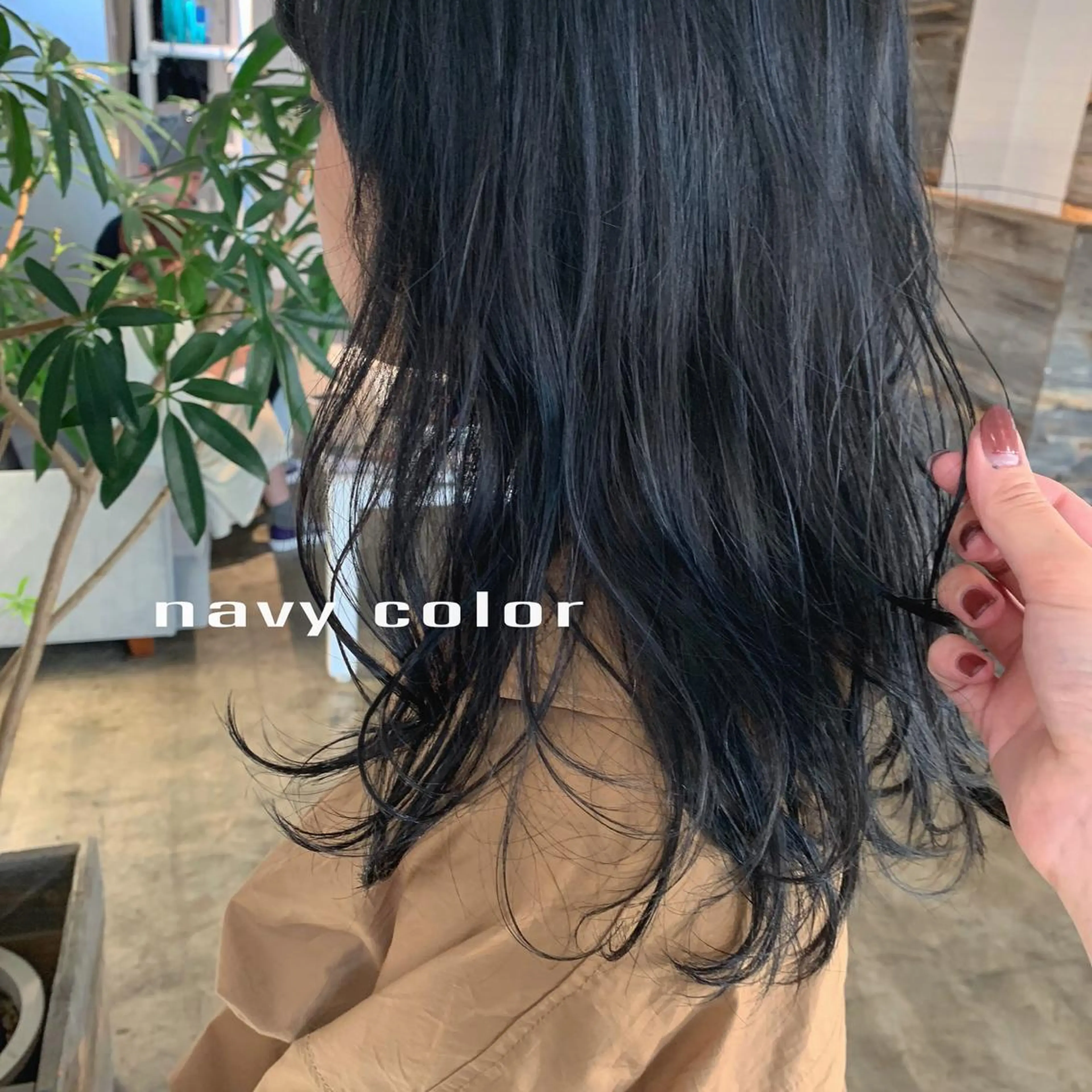 セミロング ヘアカラー トリートメント etore 矢場町 南沙希のヘアスタイル