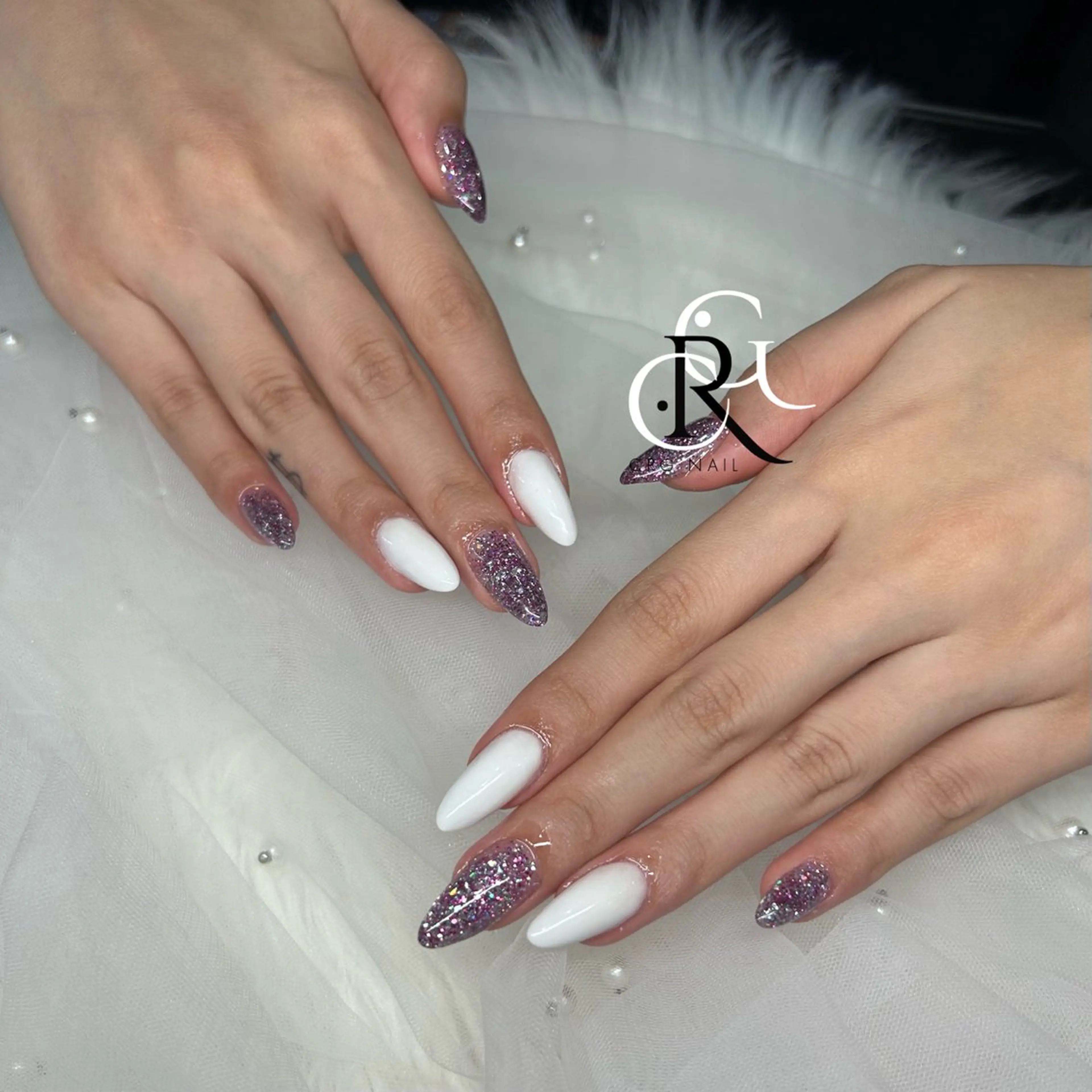 ショート ハンドネイル CRGNAIL RENAのネイルデザイン