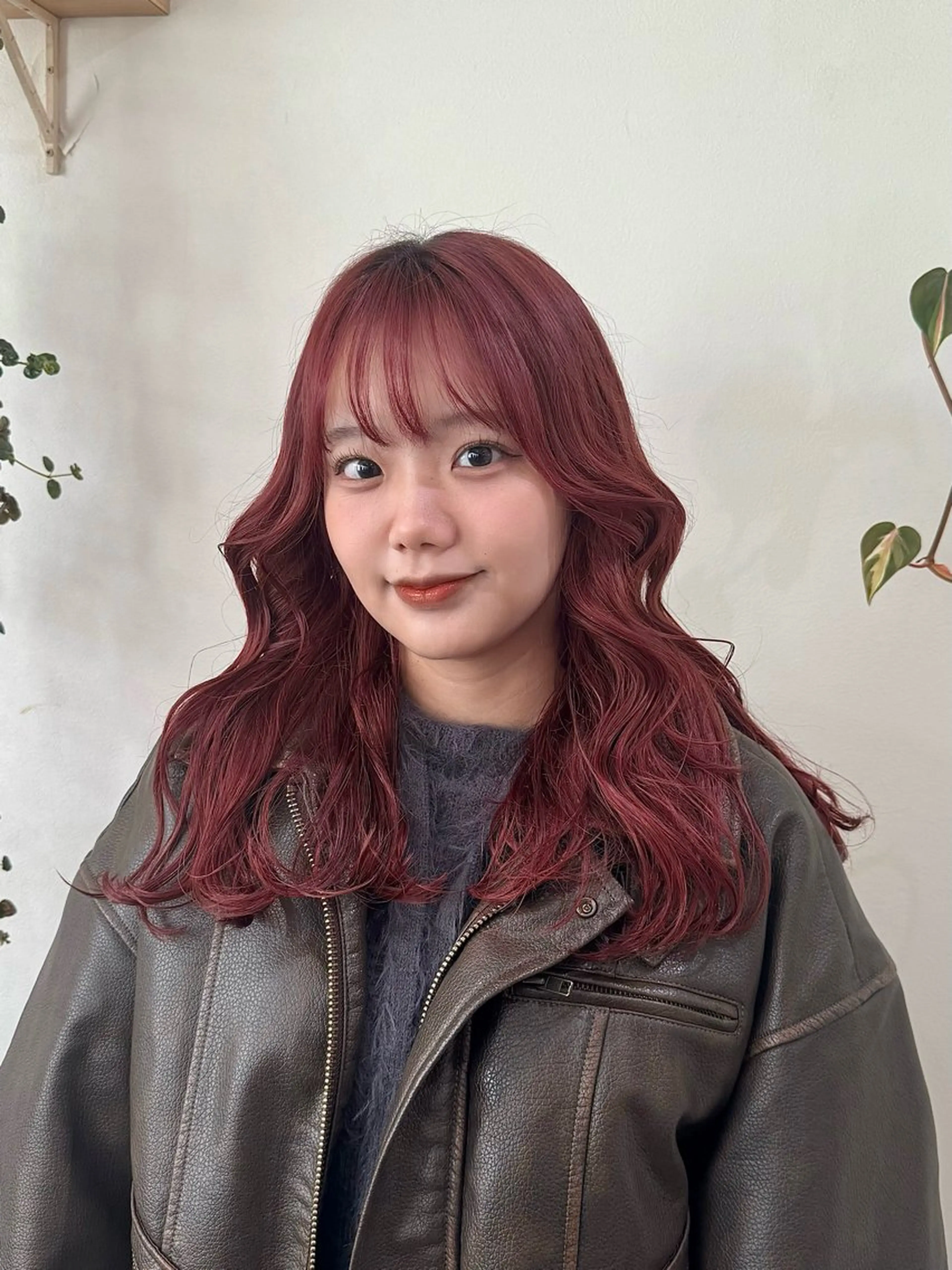 ロング カラー カシス ラベンダーカラー ピンクカラー ピンクラベンダー レッドカラー ヘアカラー 𝙎𝙚𝙞𝙧𝙖 ☆カット/パーマのヘアスタイル