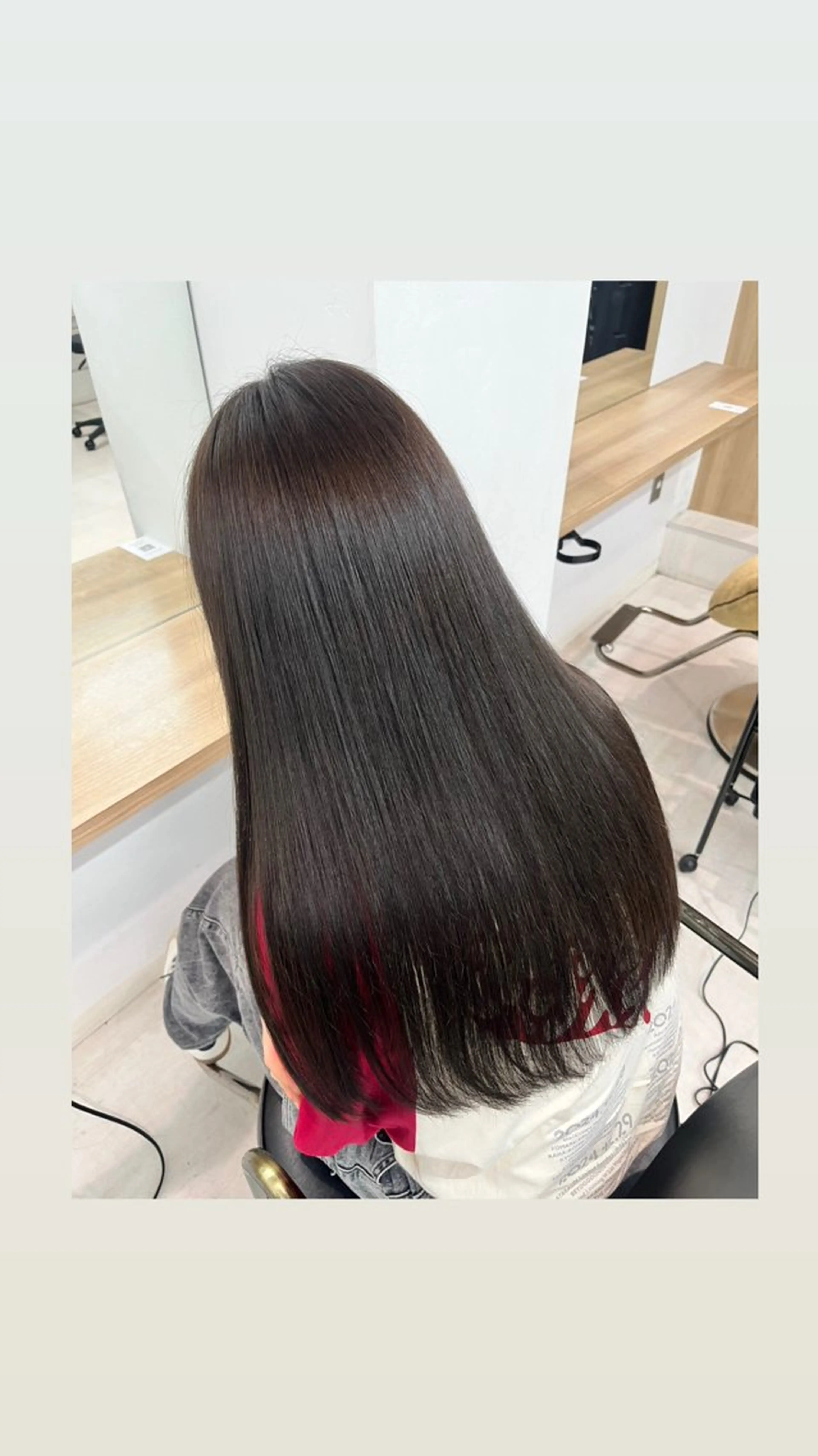 ロング 縮毛矯正 縮毛矯正 /sara🎀🪽のヘアスタイル