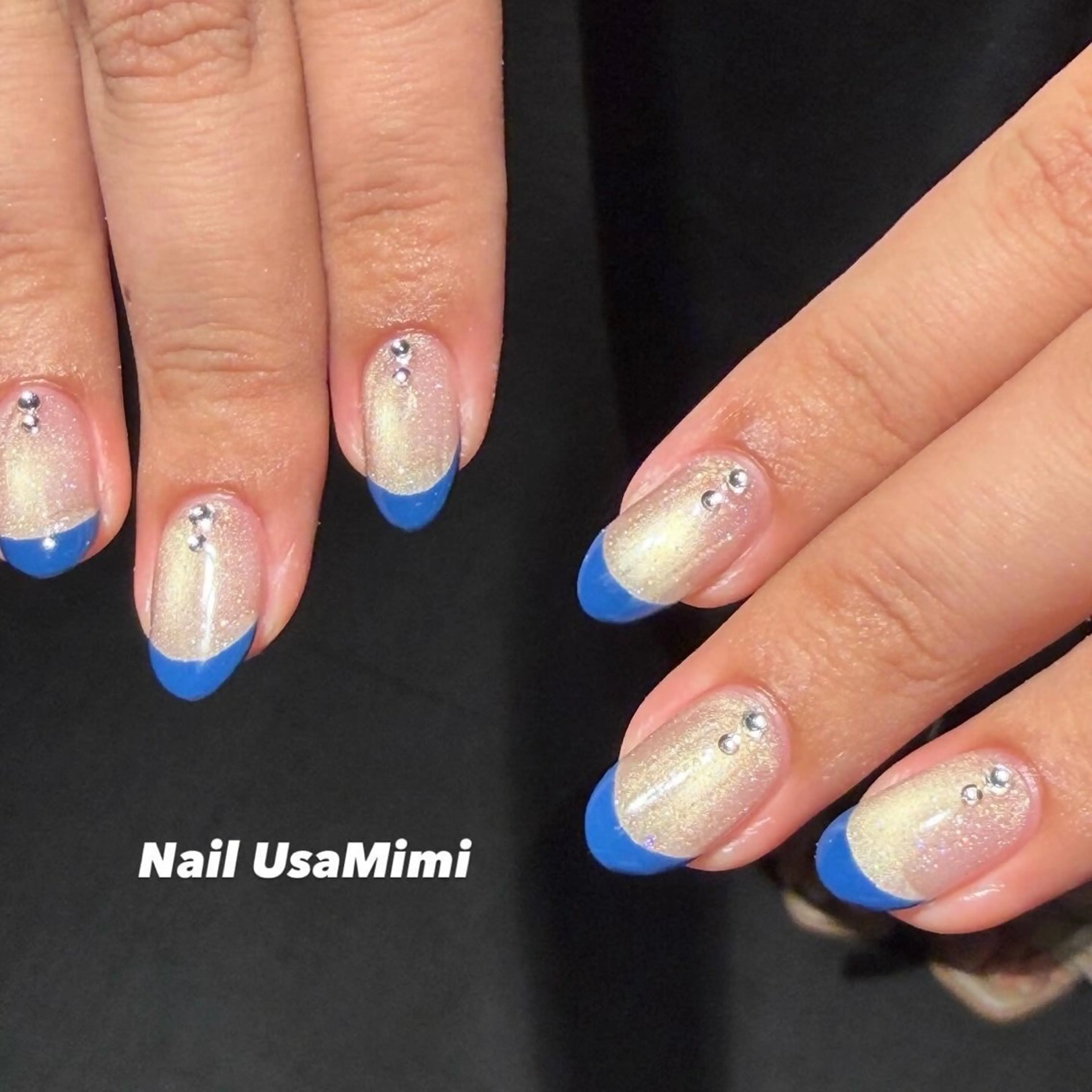 ミディアム ハンドネイル 本町Nail Usa Mimi  SAKIのネイルデザイン