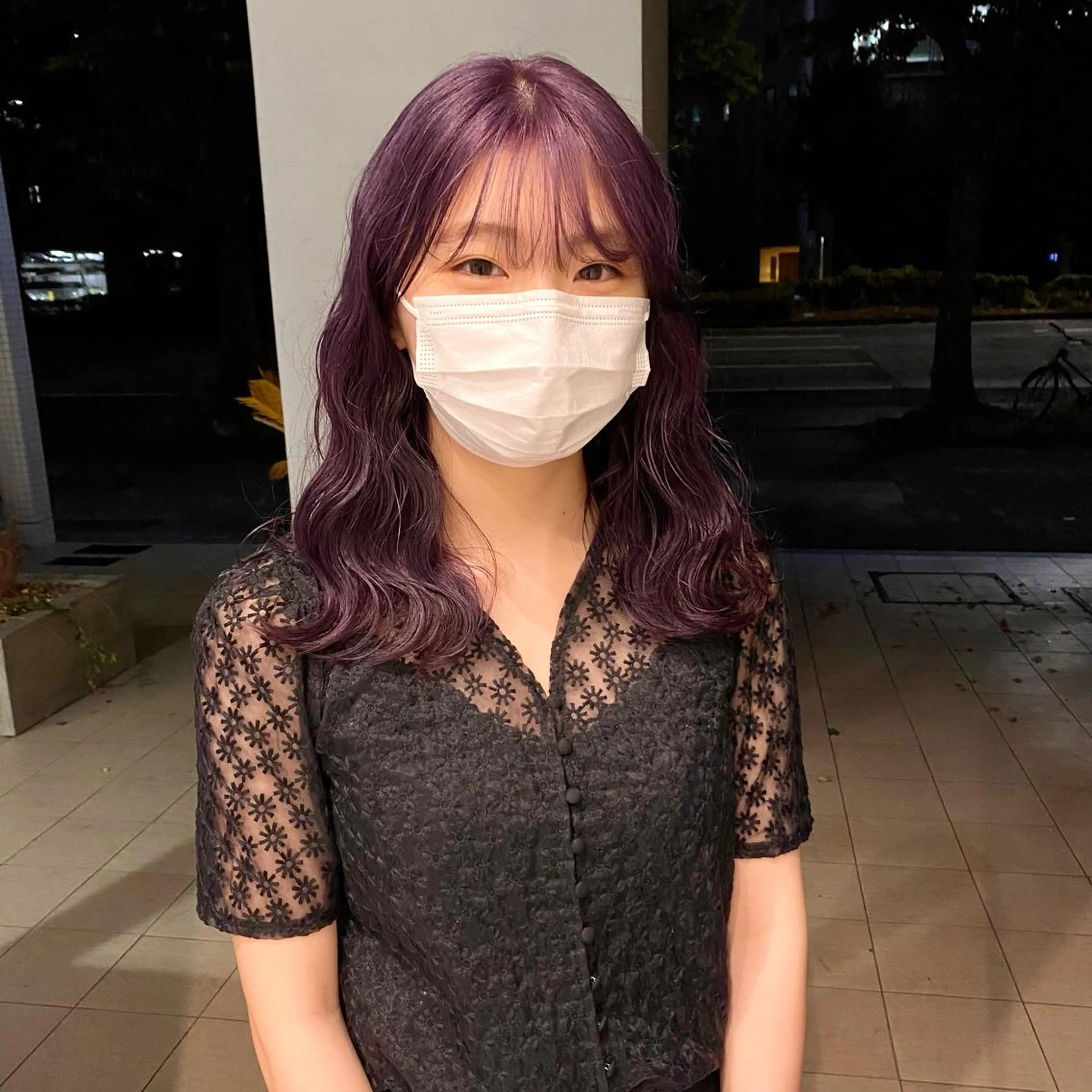 ロング カラー DEAN所属・KEIGO/パーマ ハイトーン/DEANのヘアスタイル