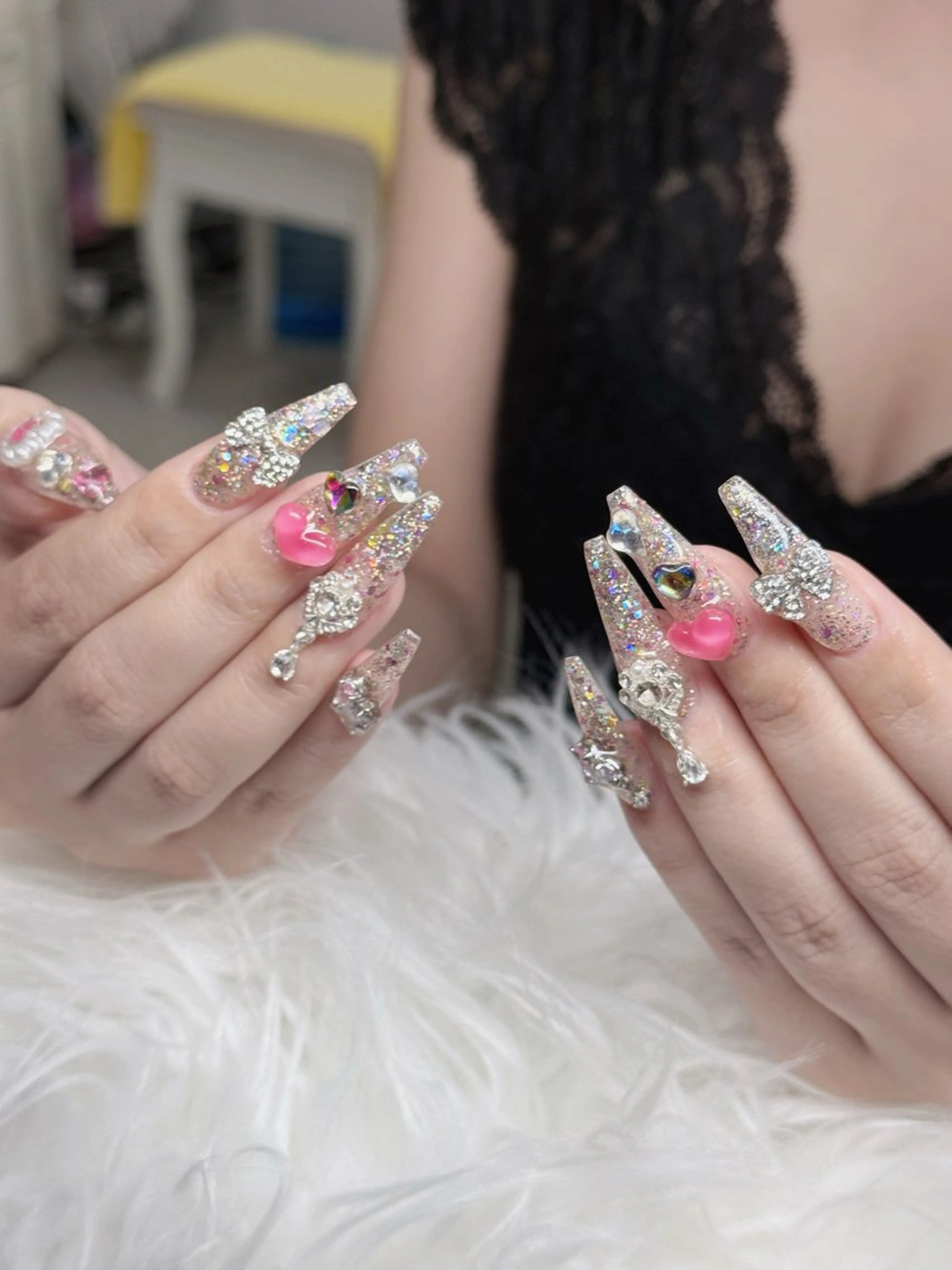 ネイル アートネイル フレンチネイル ジェルネイル 韓国ネイル マグネットネイル ハンドネイル Lenie Nail Okuboのネイルデザイン