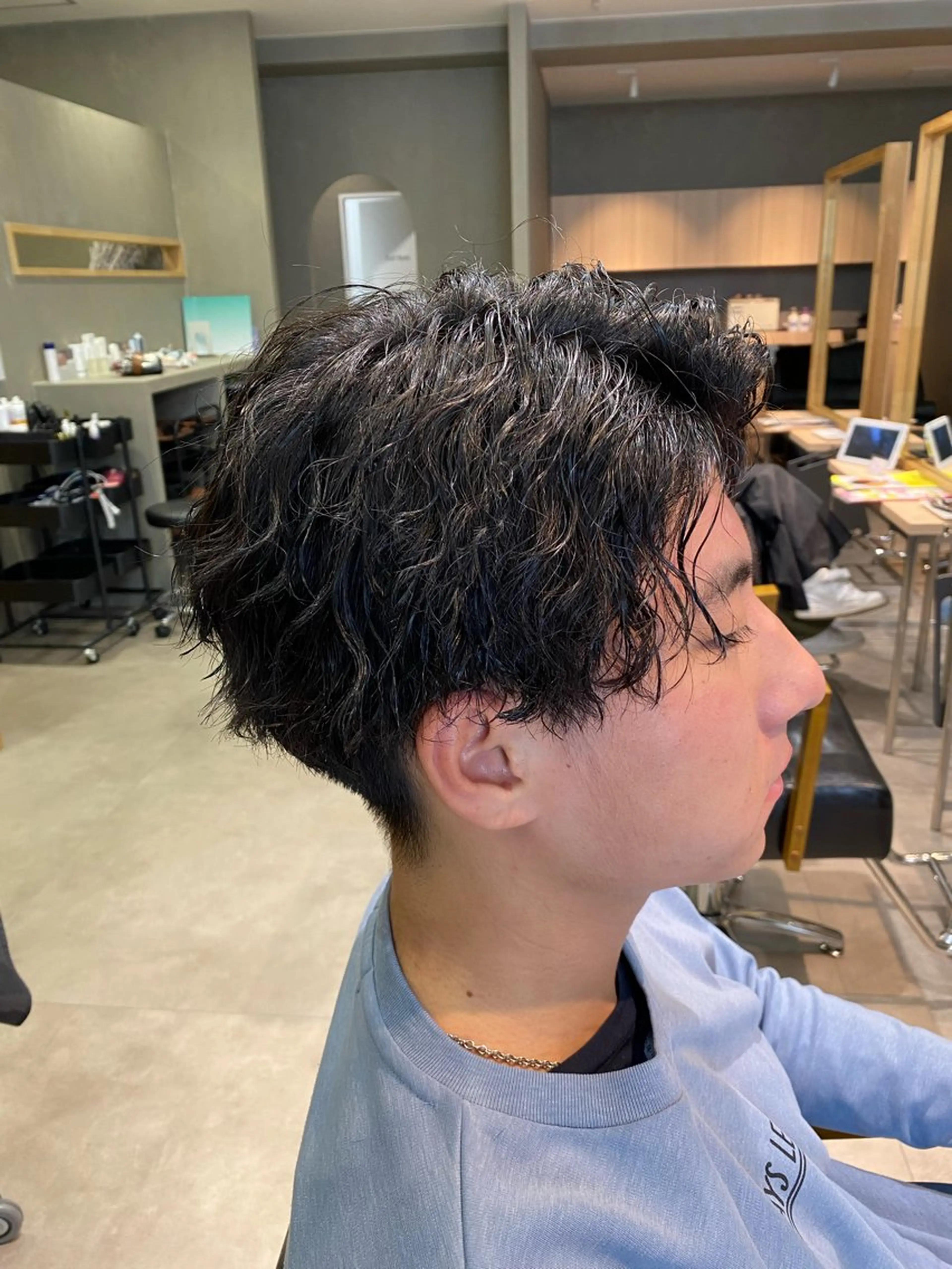 ミディアム ミディアムパーマ パーマ Ciel所属・CIEL KAZUMAのヘアスタイル