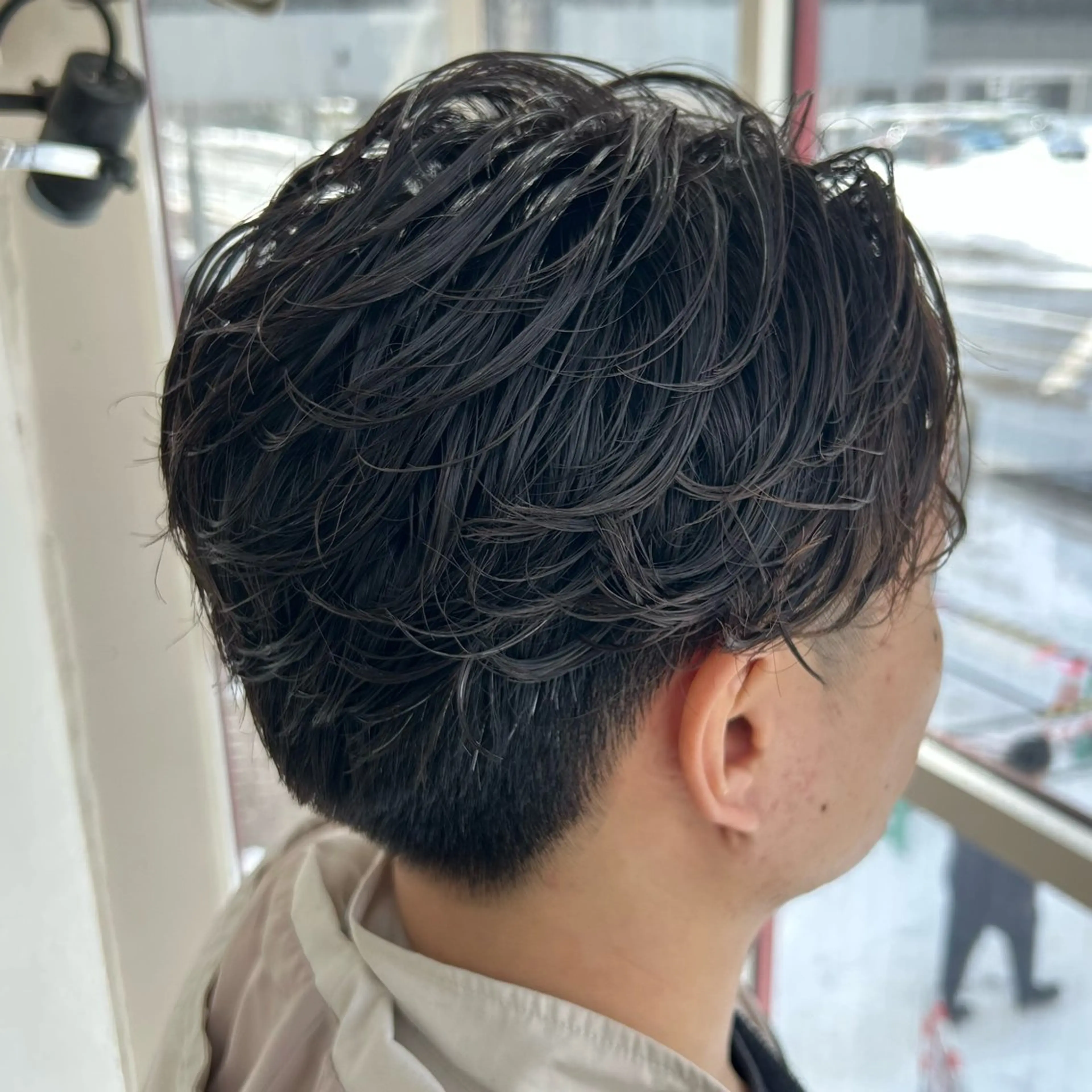 パーマ メンズ フェザーパーマ メンズパーマ 波巻きパーマ カット パーマ yori所属・メンズパーマ/メンズ カット/たばたよしきのヘアスタイル