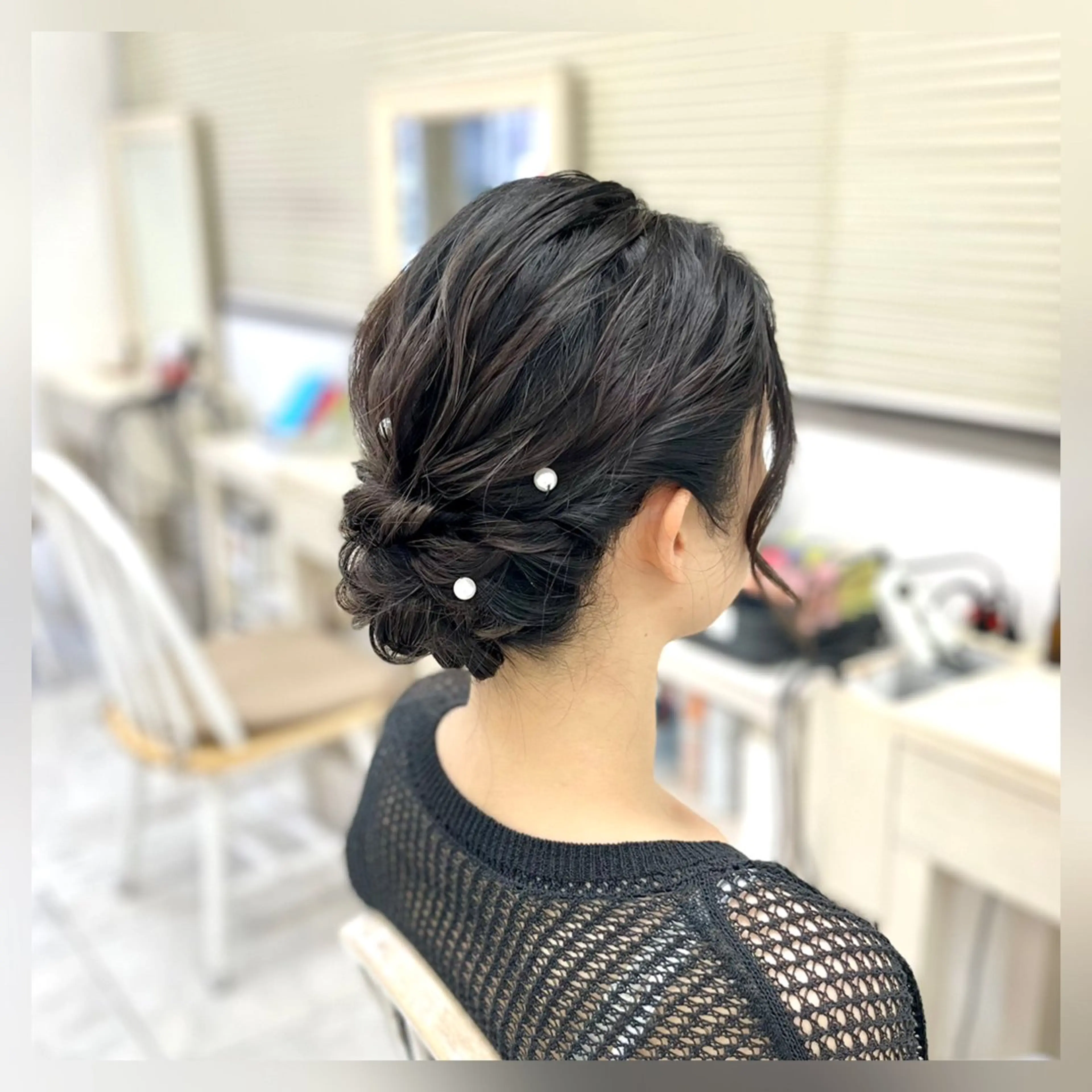 🌿平日限定🌿 似合わせヘアアレンジ《結婚式お出かけ推し活》7時〜10時¥4700 ※詳細要確認の写真