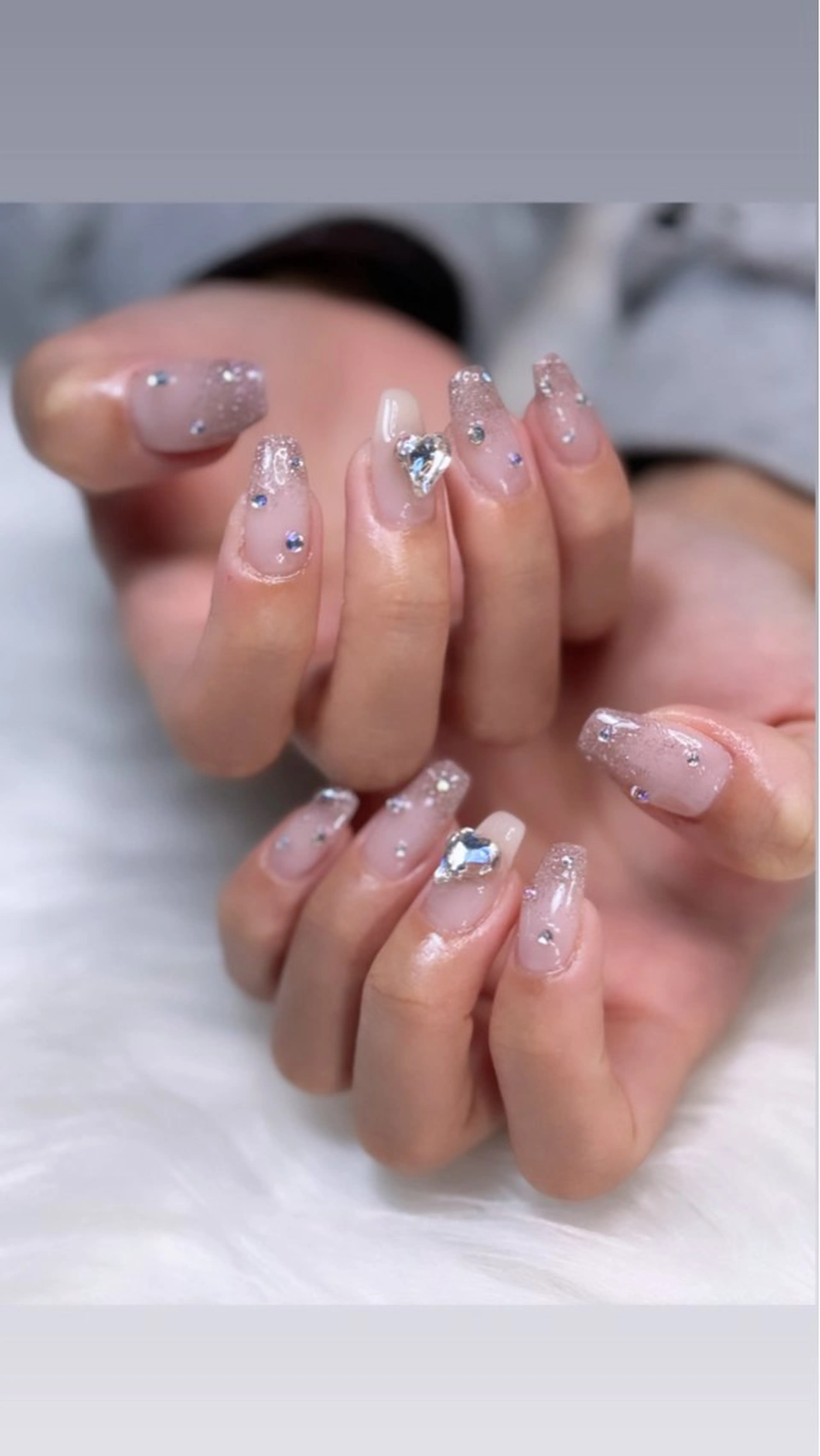 ネイル ジェルネイル ロングネイル パラジェル 夏ネイル nail sideraのネイルデザイン