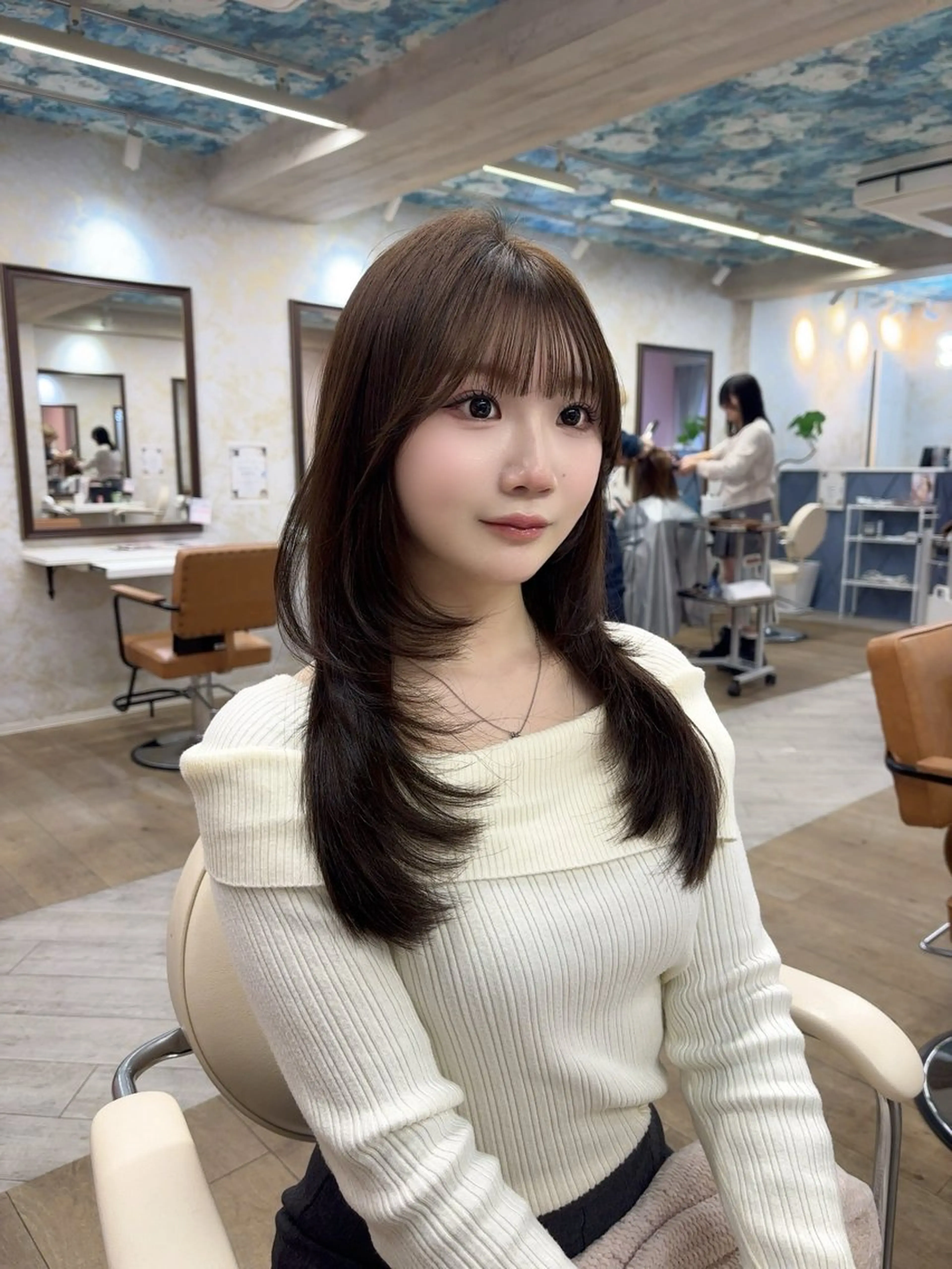 カット＋透明感カラー＋4stepトリートメント🤍⋆˙⟡🎀の写真