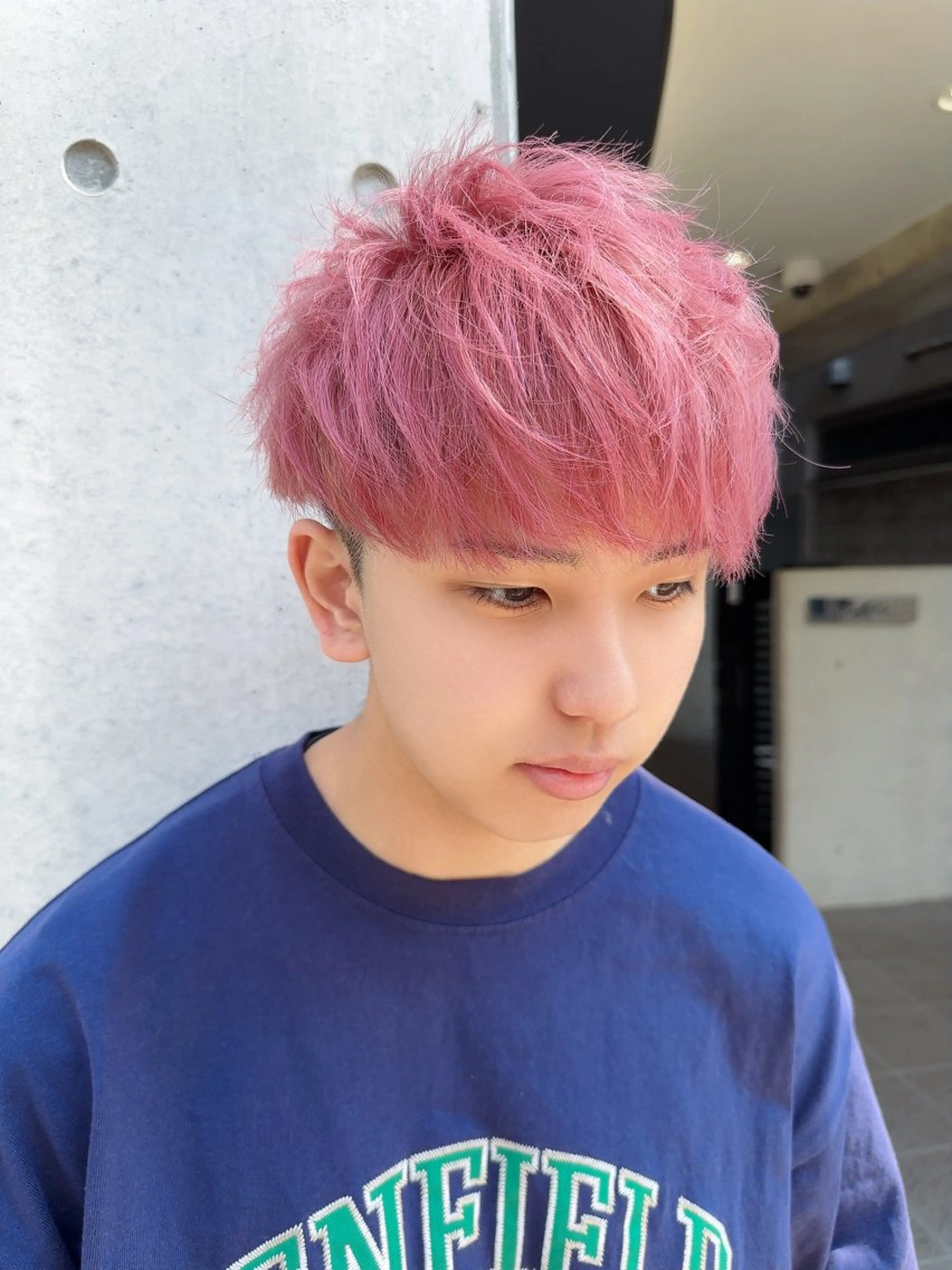 ショート カラー メンズ Bleachi 大宮West所属・鈴木拓也 メンズカットのヘアスタイル