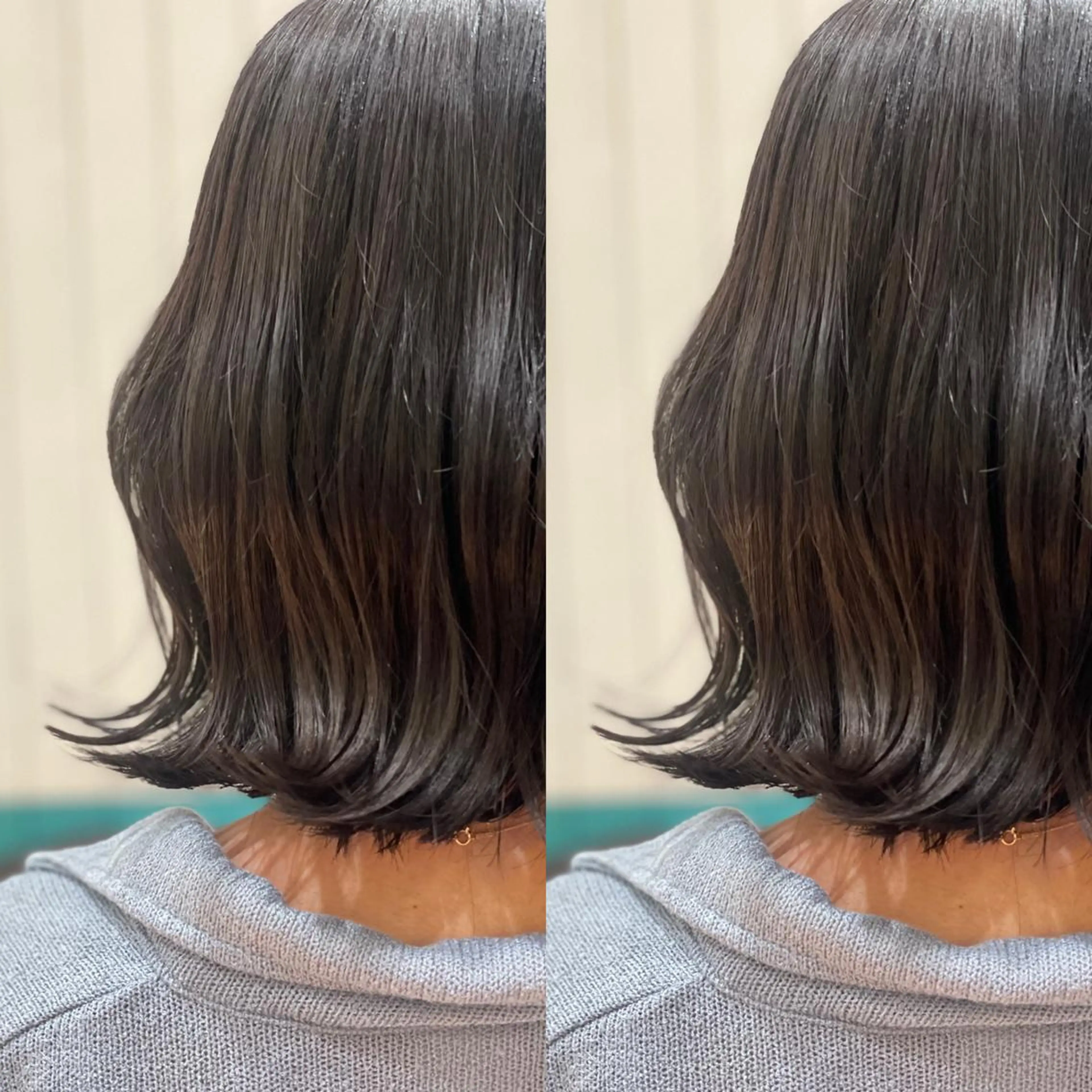 ミディアム カラー グレージュ Snaly カラー特化ページのヘアスタイル