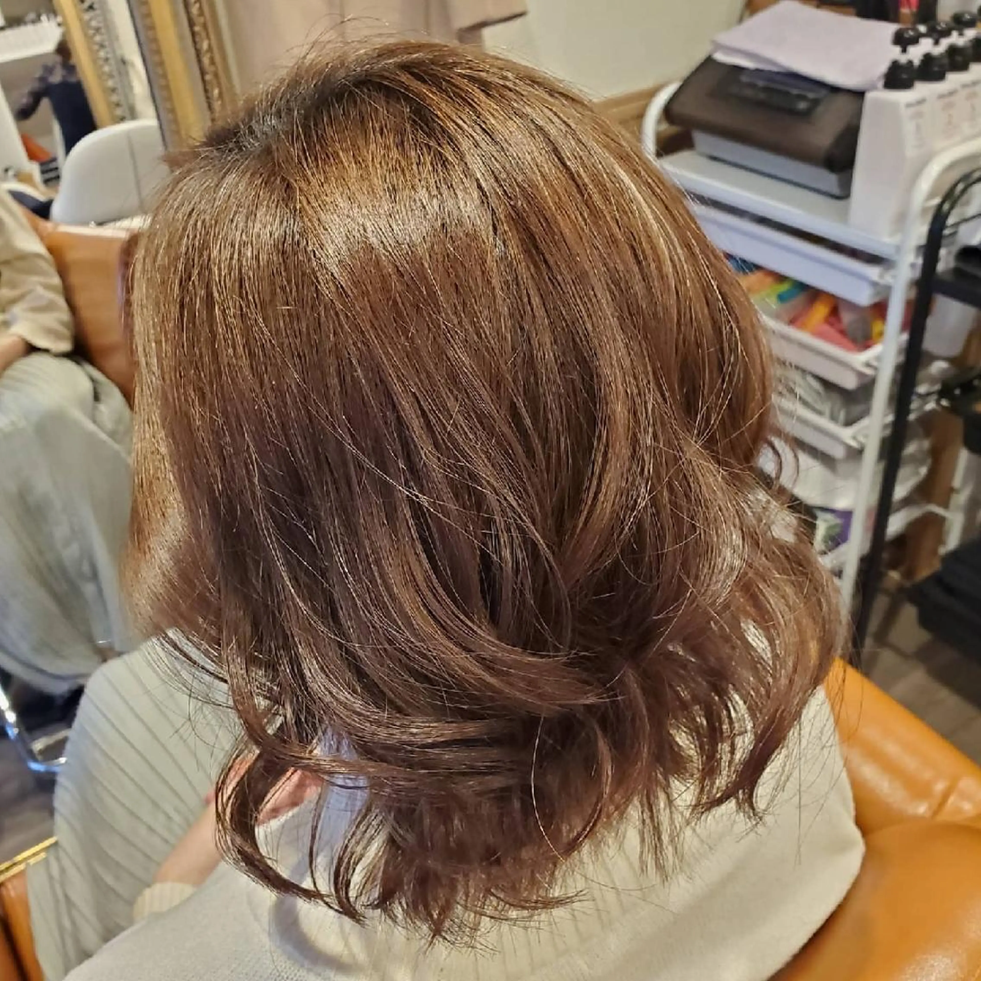 ミディアム 外国人風カラー トリートメント カット トリートメント spa hair  ark 富井直美のヘアスタイル