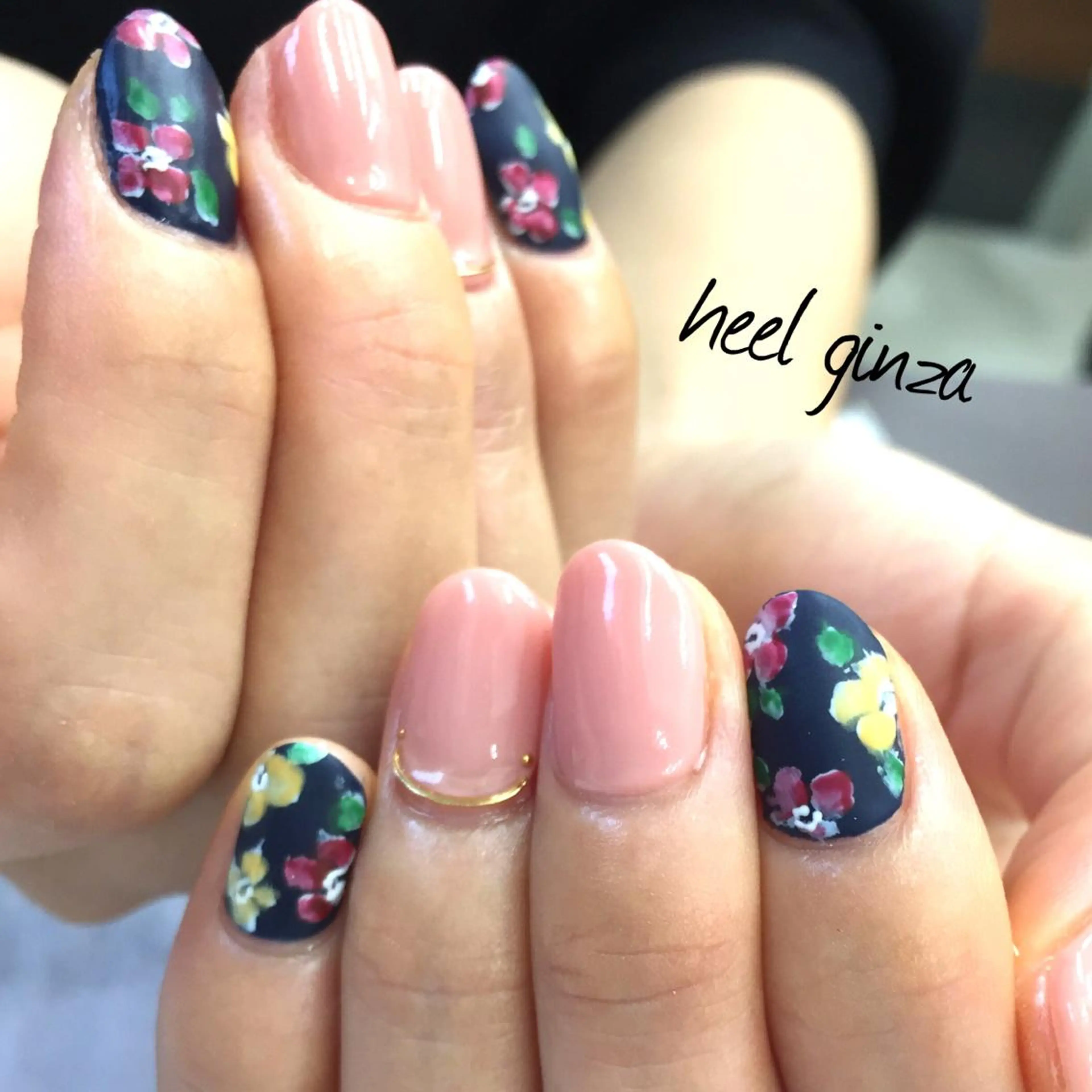 ネイル マットネイル シンプルネイル miel nailのネイルデザイン