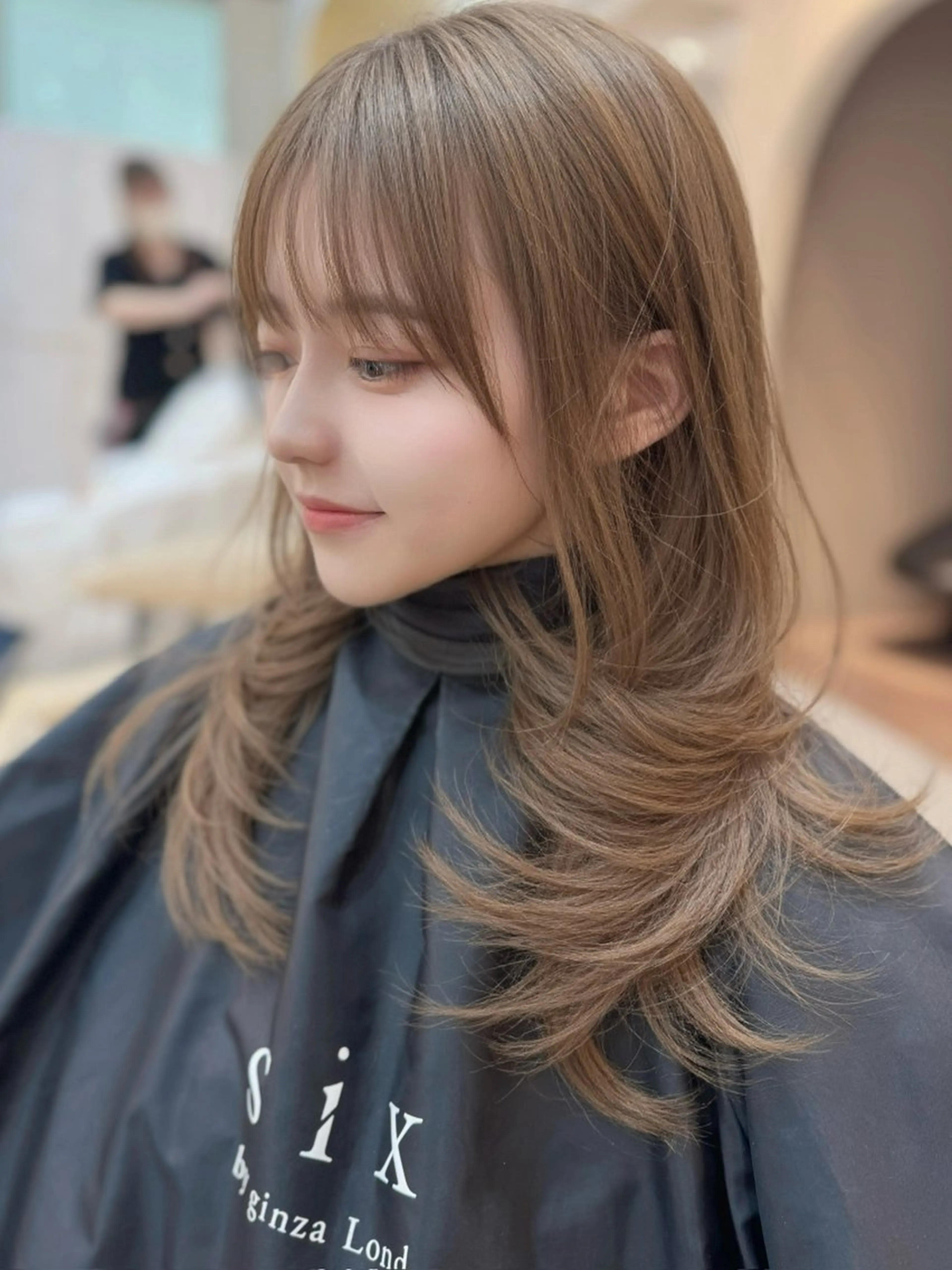 こだわりの極みカット＋ダメージ最小限業界最先端ダブルカラー＋髪質改善3stepアメージアトリートメントの写真