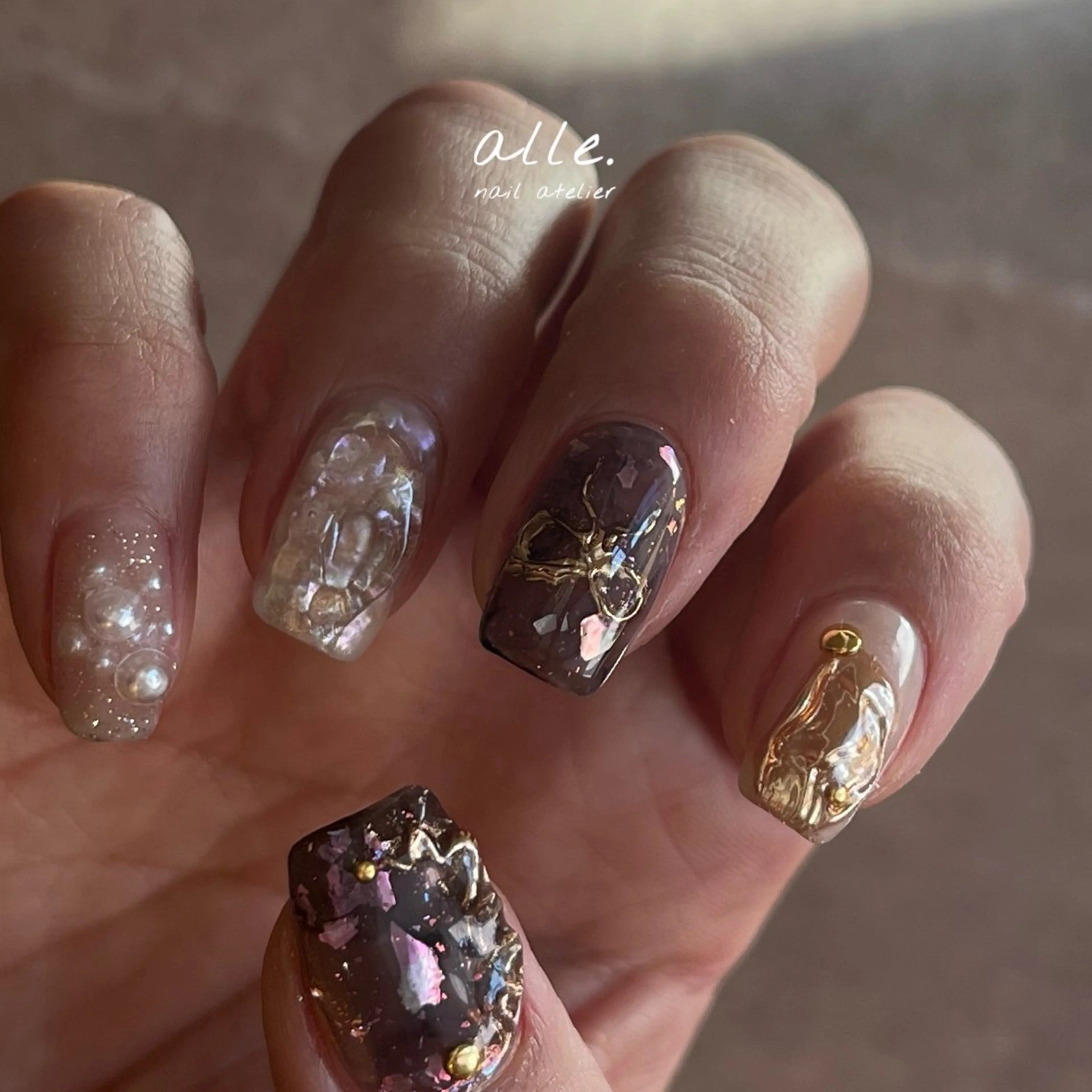 ネイル ハンドネイル atelier alle.のネイルデザイン