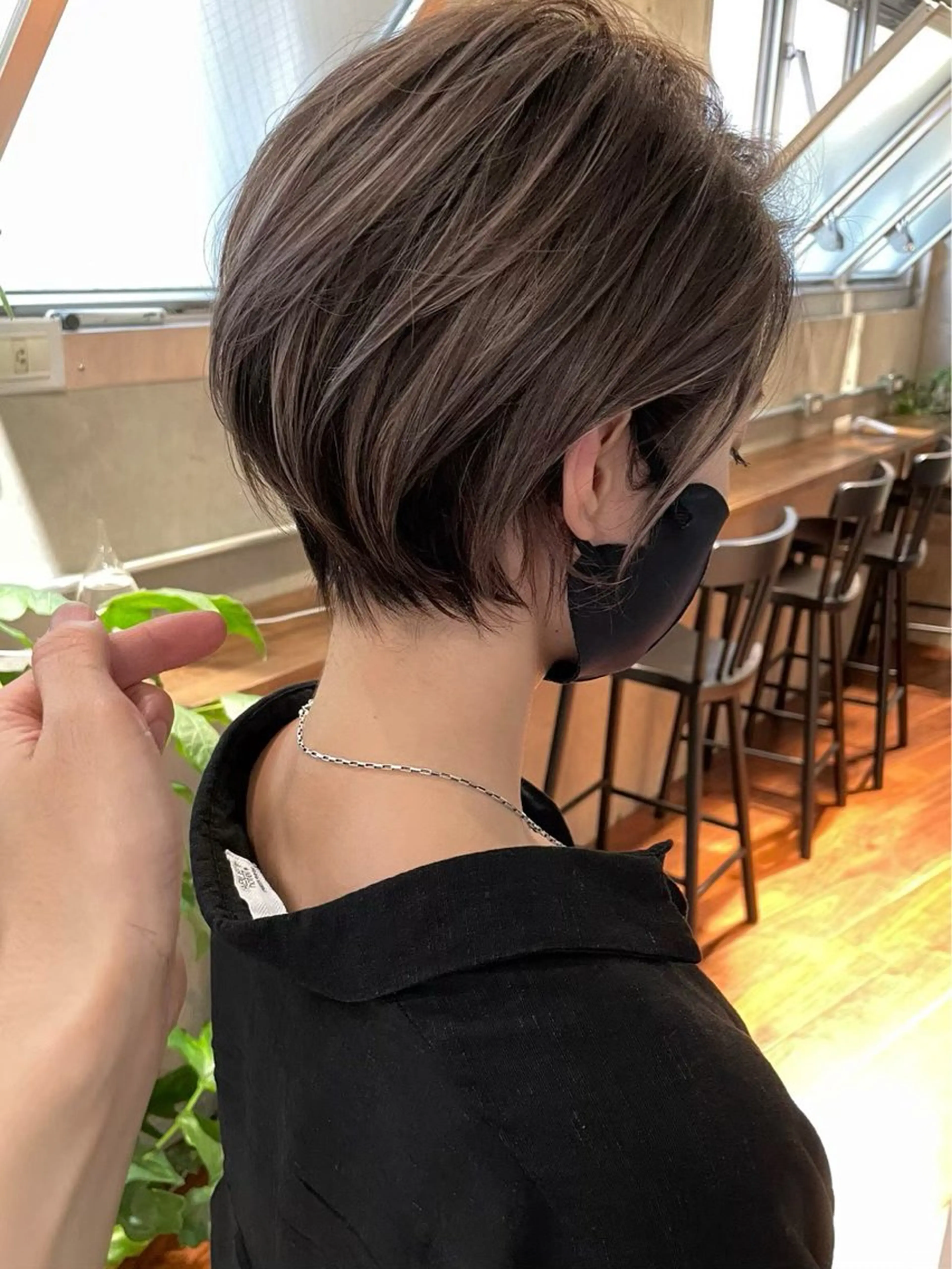 ショート カラー カット ヘアカラー トリートメント ハイライトNo.1☆ ゆうのヘアスタイル