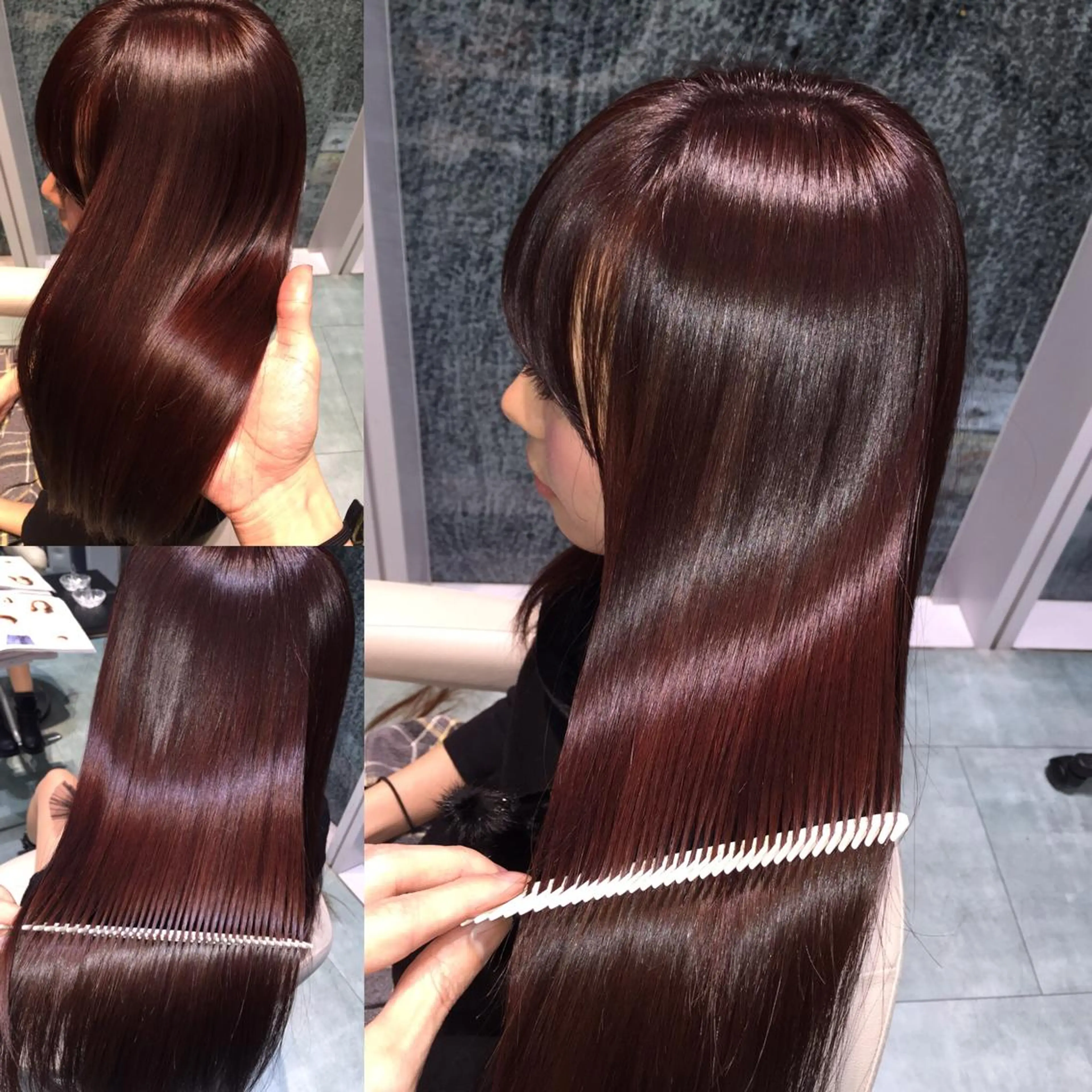 セミロング ロング カラー Re:ta KANZOのヘアスタイル