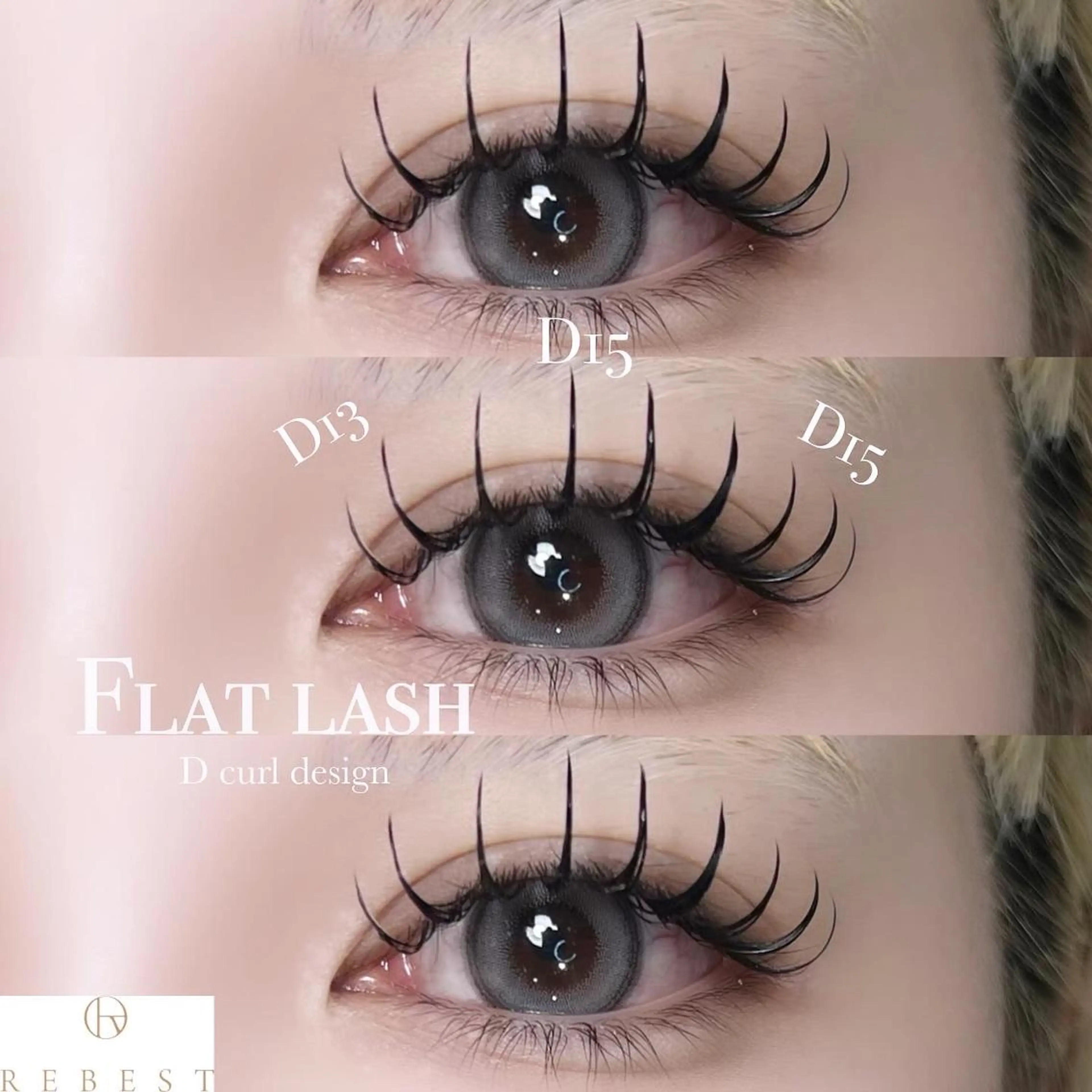 マツエク・マツパ yuuka REBEST心斎橋のマツエク・マツパデザイン