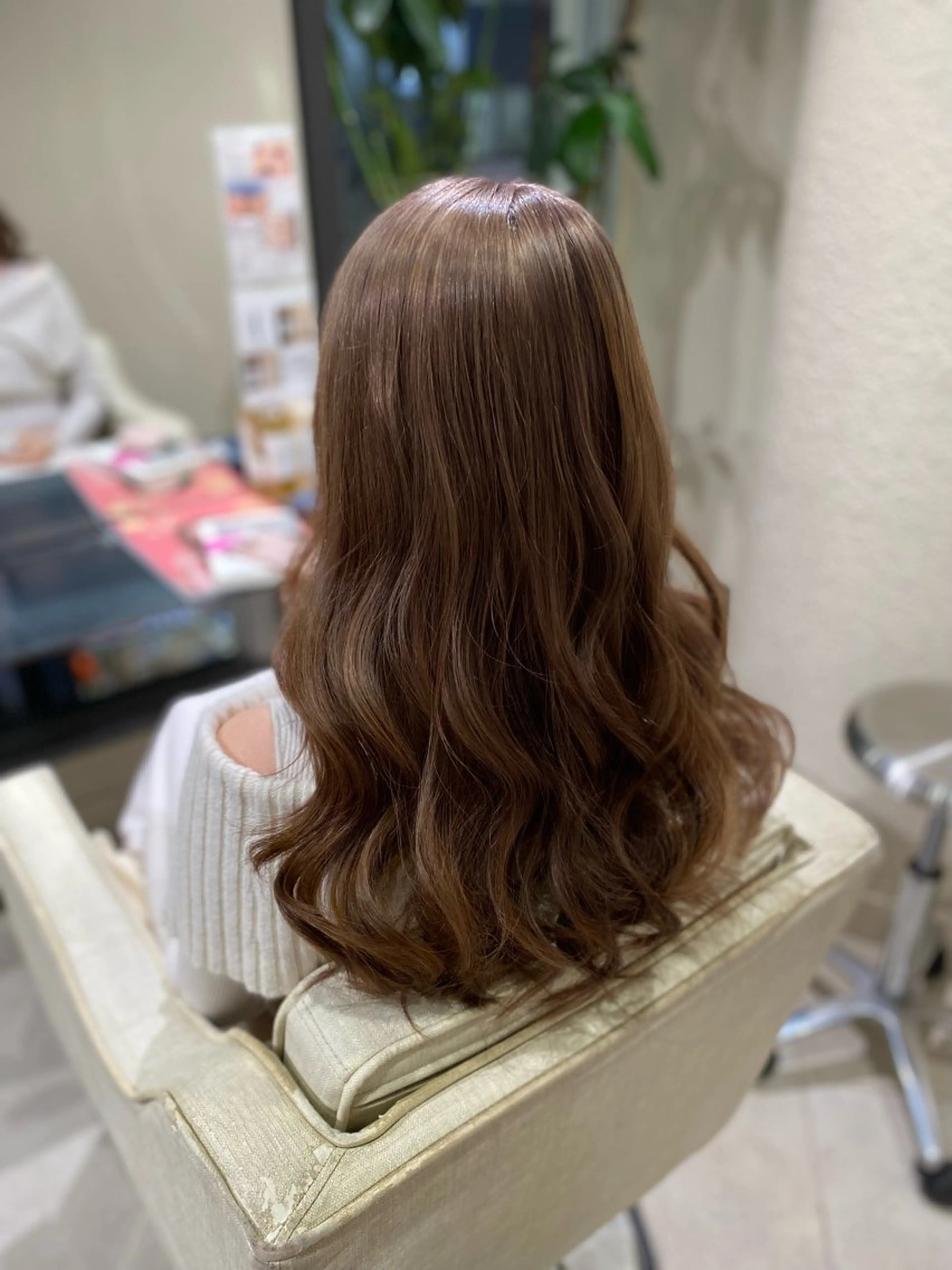 カラー ヘアカラー ハイトーン✨艶髪💘 💘 AYANO💘のヘアスタイル